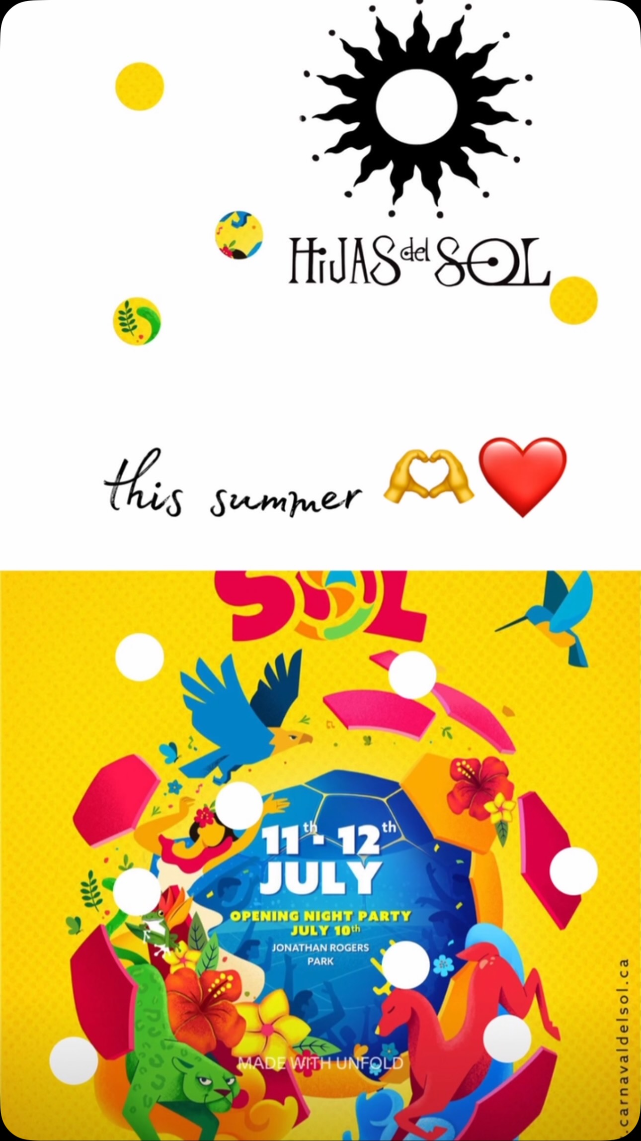 Las Hijas del Sol will be taking part in Carnaval del Sol, a wonderful weekend to share our knowledge, celebrate our traditions, and connect with our community. We look forward to meeting you, sharing what we do, and celebrating together!
@momodead @catandsheep.dolls @hijasdelsol.ca