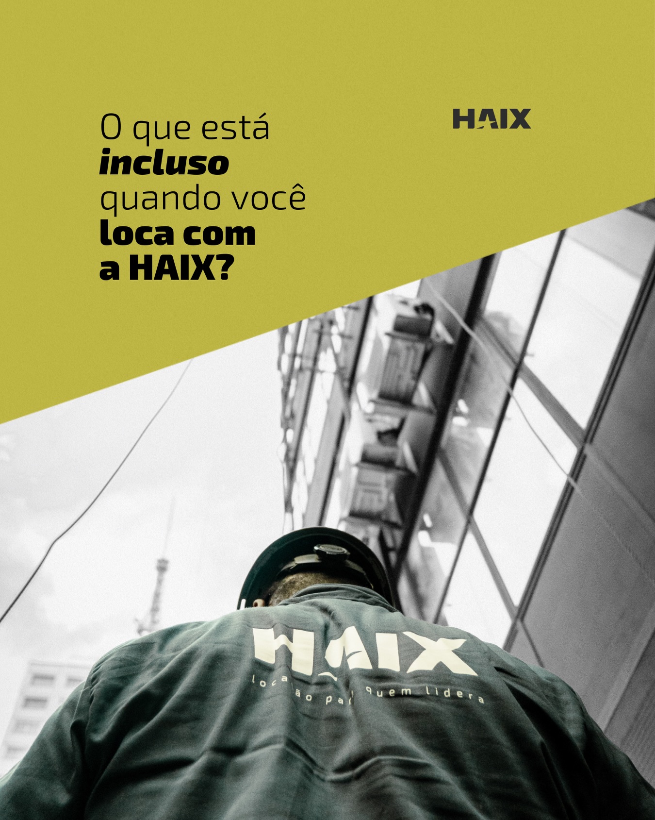 Tem coisas que todo cliente recebe ao locar com a HAIX.
Atendimento rápido, acompanhamento técnico, resolução ágil, equipe certificada e equipamentos dentro das normas. Isso não é um diferencial, é o padrão HAIX.
O que muda é o quanto da operação fica com a gente:
• Há quem prefira apenas o equipamento.
• Há quem escolha o pacote completo, com entrega, montagem e desmontagem.
Em qualquer escolha, o cliente recebe suporte, segurança e qualidade.
Quer entender se o pacote completo faz sentido na sua operação? Clique no link da bio e fale com a gente.
#haixrental #locacaodeandaime #acessoemaltura #construcaocivil #gestaodeobras