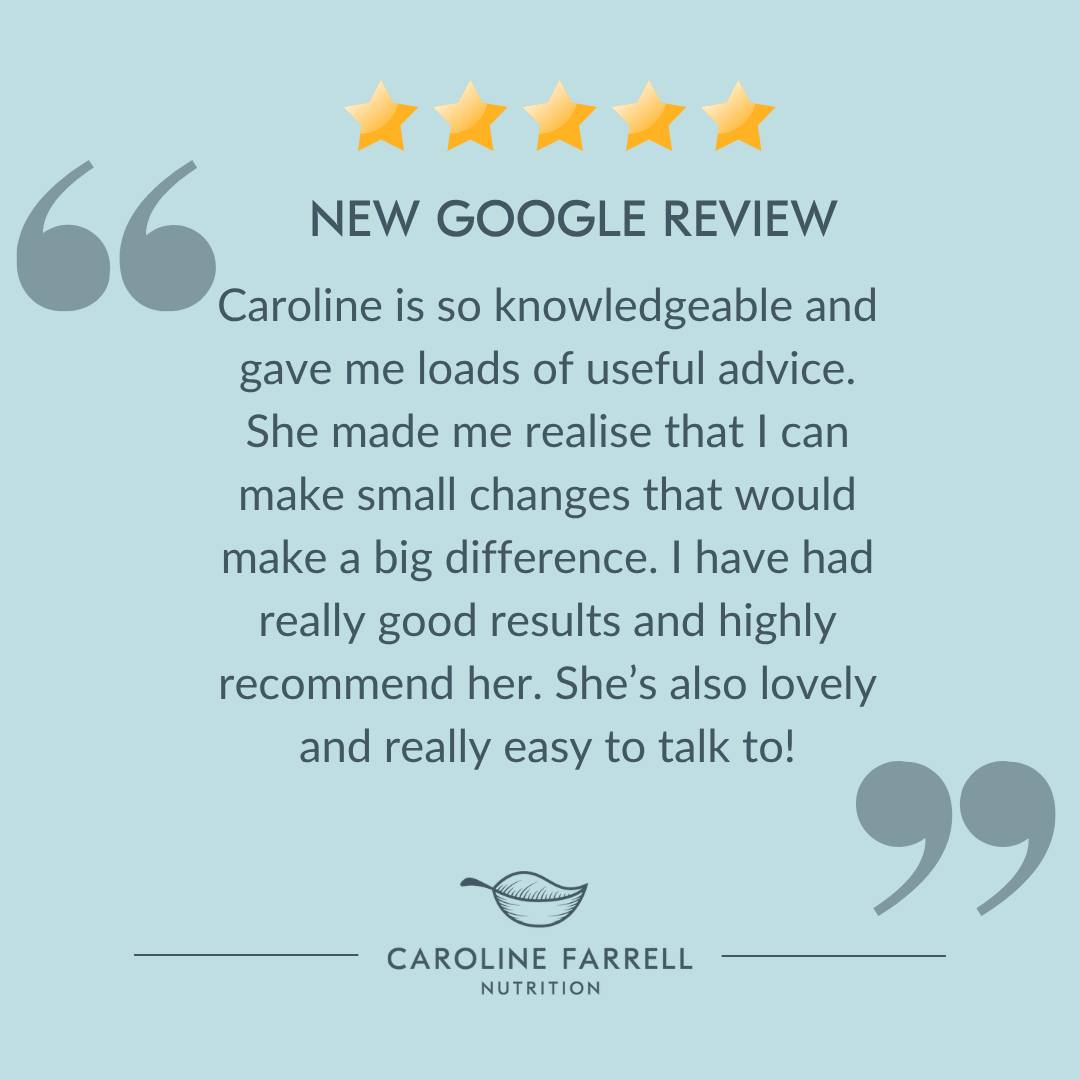 Another Google review left by a lovely client. today.