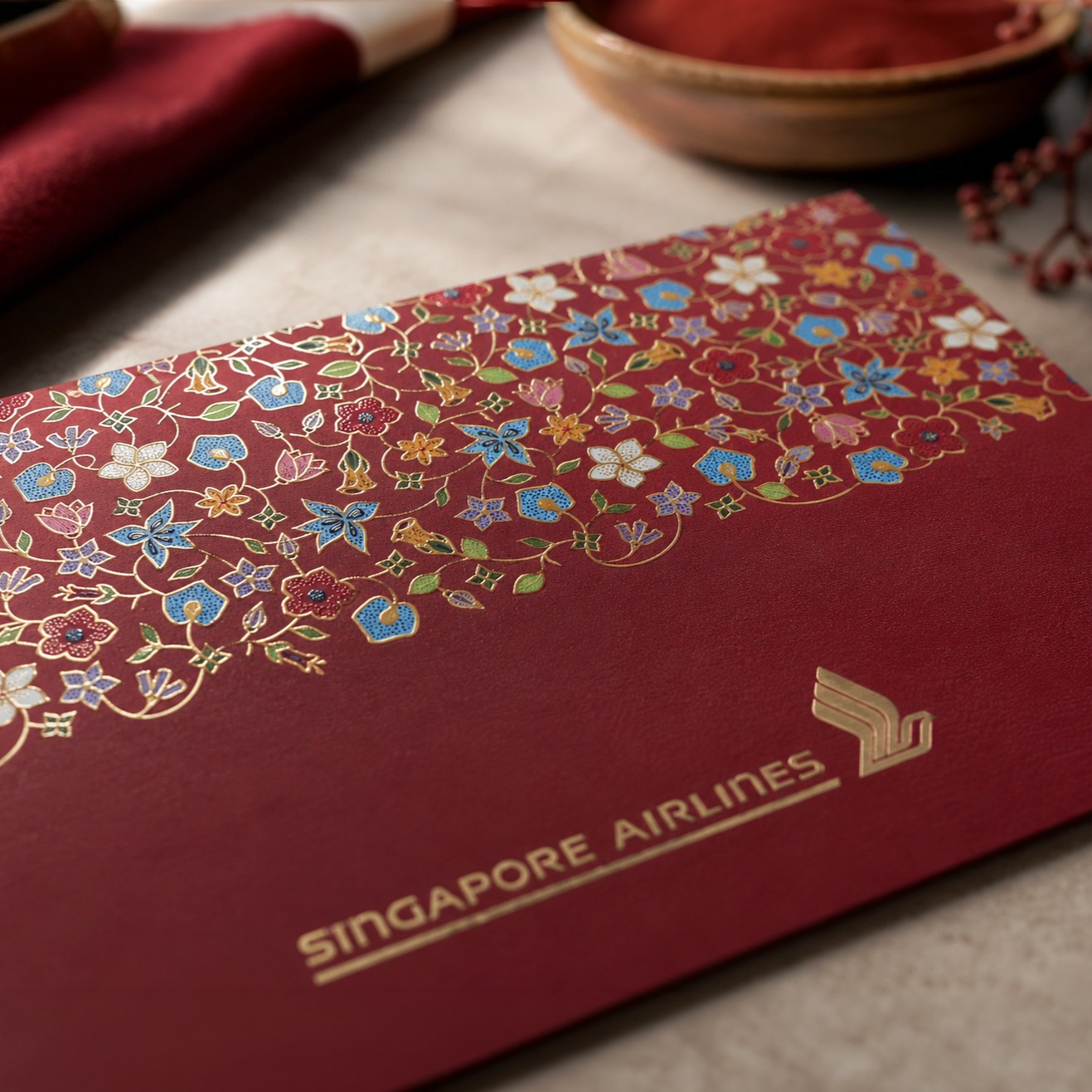 Inspired by Singapore’s rich Peranakan heritage, Singapore Airlines’ exclusive red packet collection showcases an intricate tapestry of floral motifs accented with refined gold details. Blending timeless craftsmanship with contemporary elegance, the design reflects prosperity, harmony, and heartfelt blessings for the festive season. #SingaporeAirlines #SingaporeAirlinesRedPacket #redpacketdesign #redpacket #redpackets #festivepack #singapore #peranakan #culturalheritage #packagingdesign #premiumpackaging #angpao #angpau #hongbao #angbao #redpacketprinting #redpacketprintingsingapore #customisedredpacket