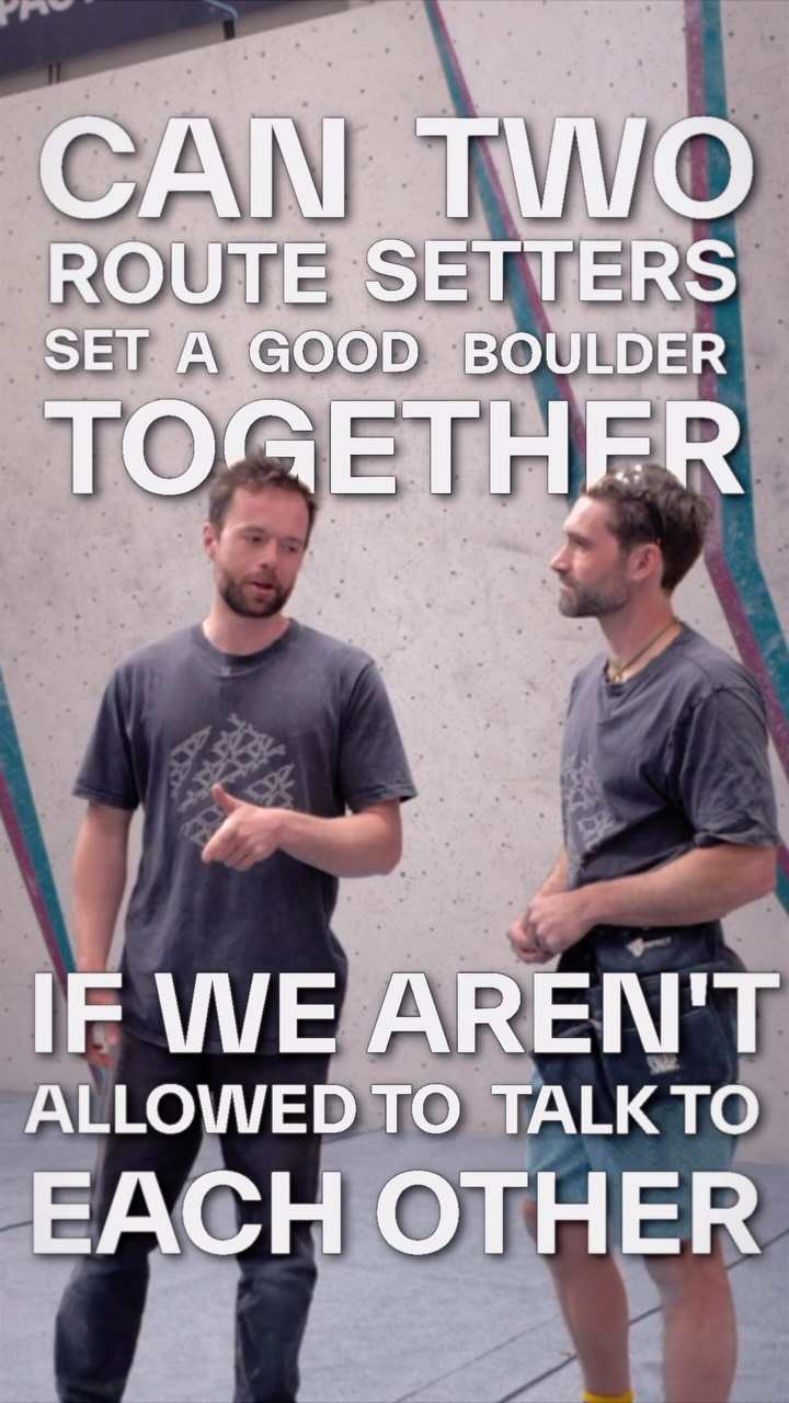 One hold each, no communication.
Can we get into each others mind to create something that works? See the full length video on YouTube.
Massive shout out to @cheetaholds for the perfect holds for this experiment.
#routesetting #climbing #bouldering