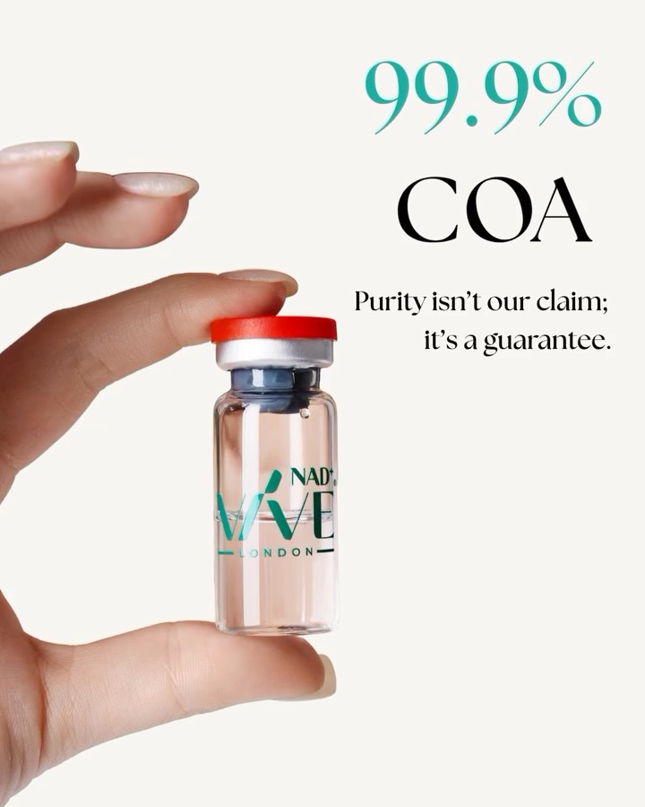 Purity isnāt our claim; itās a guarantee.
Other supplement companies claim to have 99% pure NAD+, but there is no proof that this is true. VIVE-NAD+ can.
Our NAD+ has been third party tested and is 99.9% pure. We can offer evidence and transparency that our product is pure and of the highest quality.
Be sure to visit our website to see the evidence for yourself.
VIVE-NAD+, The Clinicsā Choice.
#nad #wellness #biohacking #healthandwellness #longevity