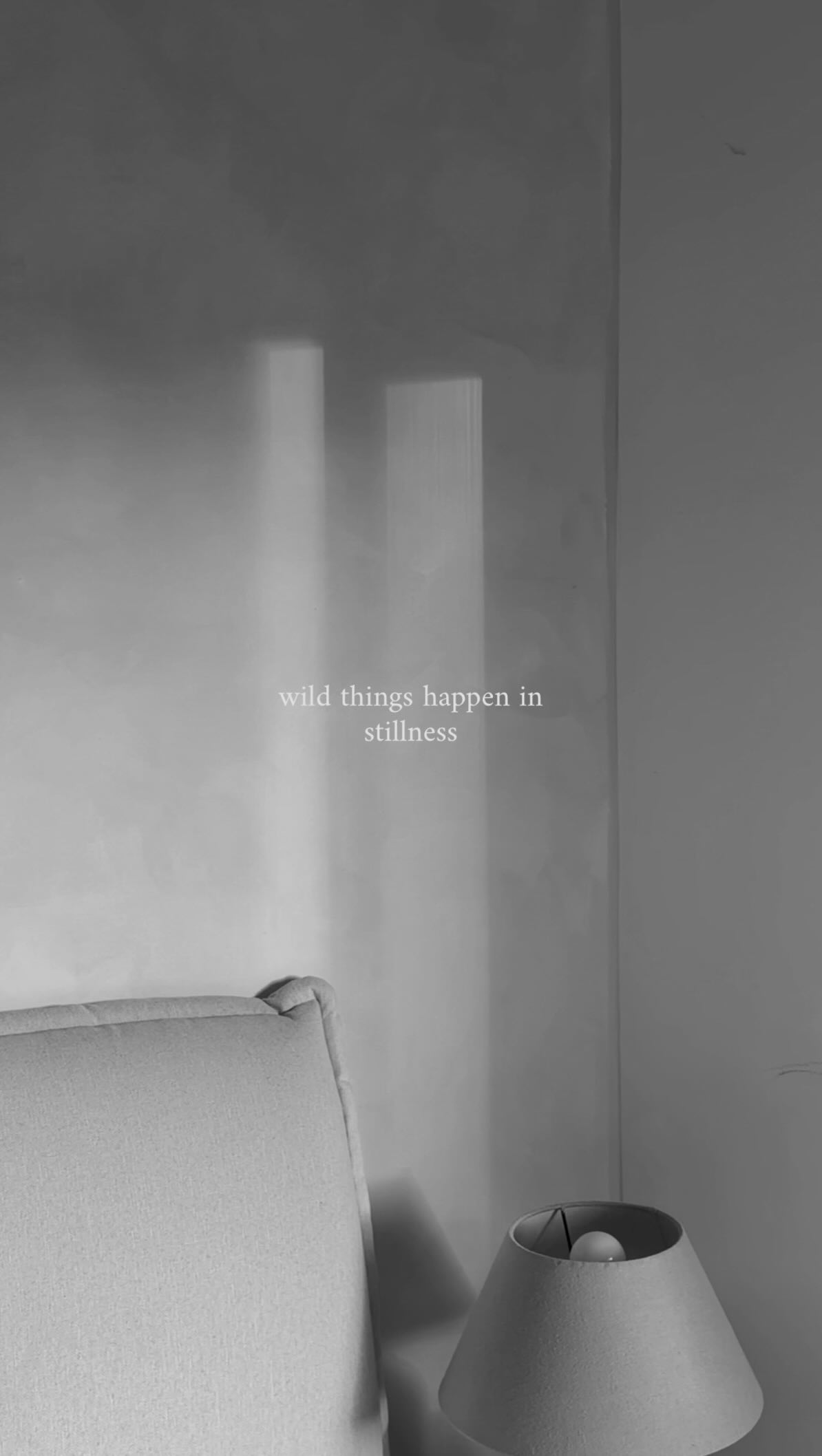 stillness exposes what constant stimulation masks...
FEELINGS
STILLNESS