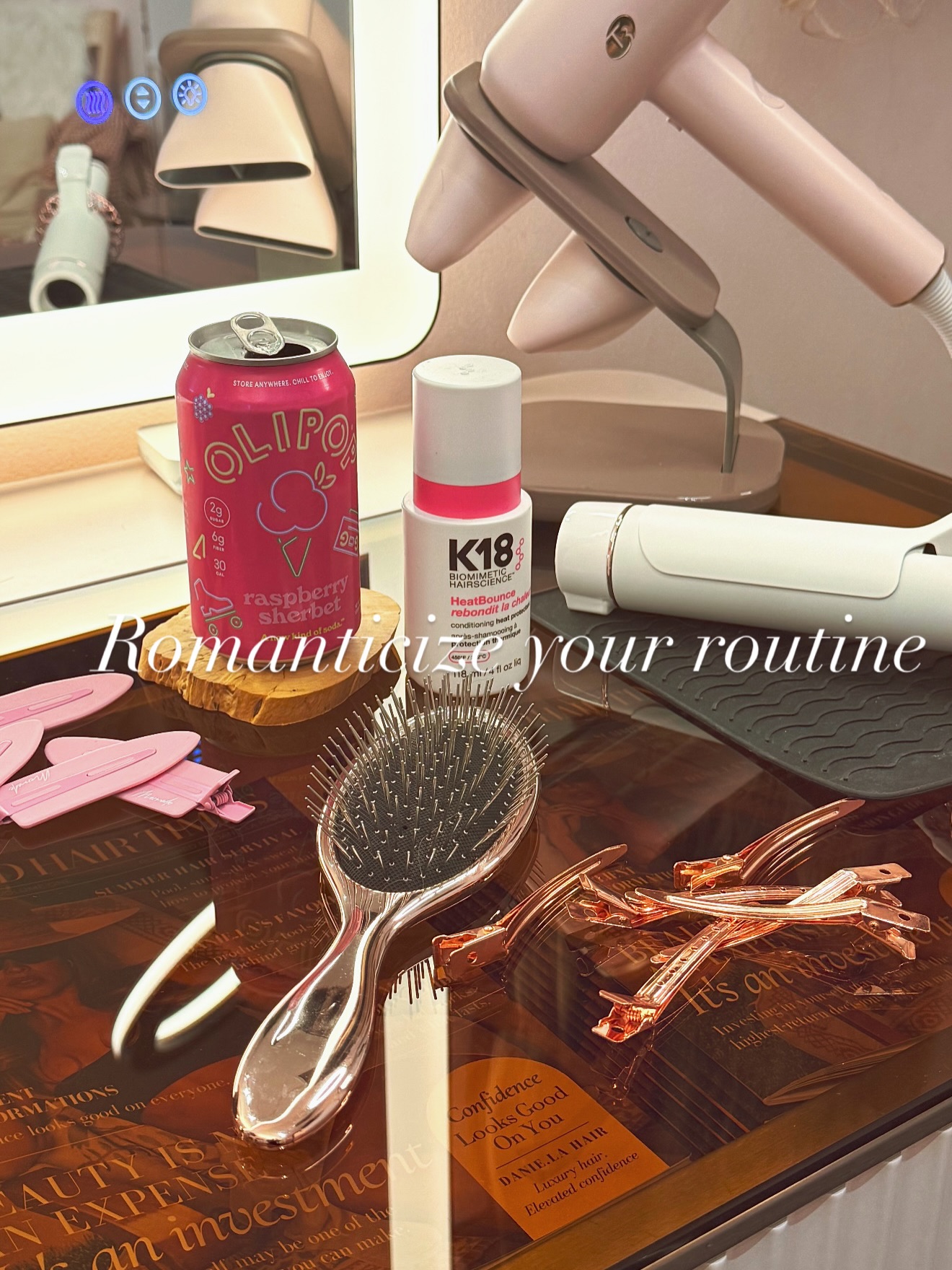 There’s something special about turning everyday routines into moments you actually enjoy. ✨
Good tools. Healthy hair. A little treat. Taking the time to care for yourself. 💞
Because the best hair days start long before your hair is styled.
Here’s to more good hair times. 🥂
#DanieLAhair #K18hair #t3micro #mykitsch #olipop