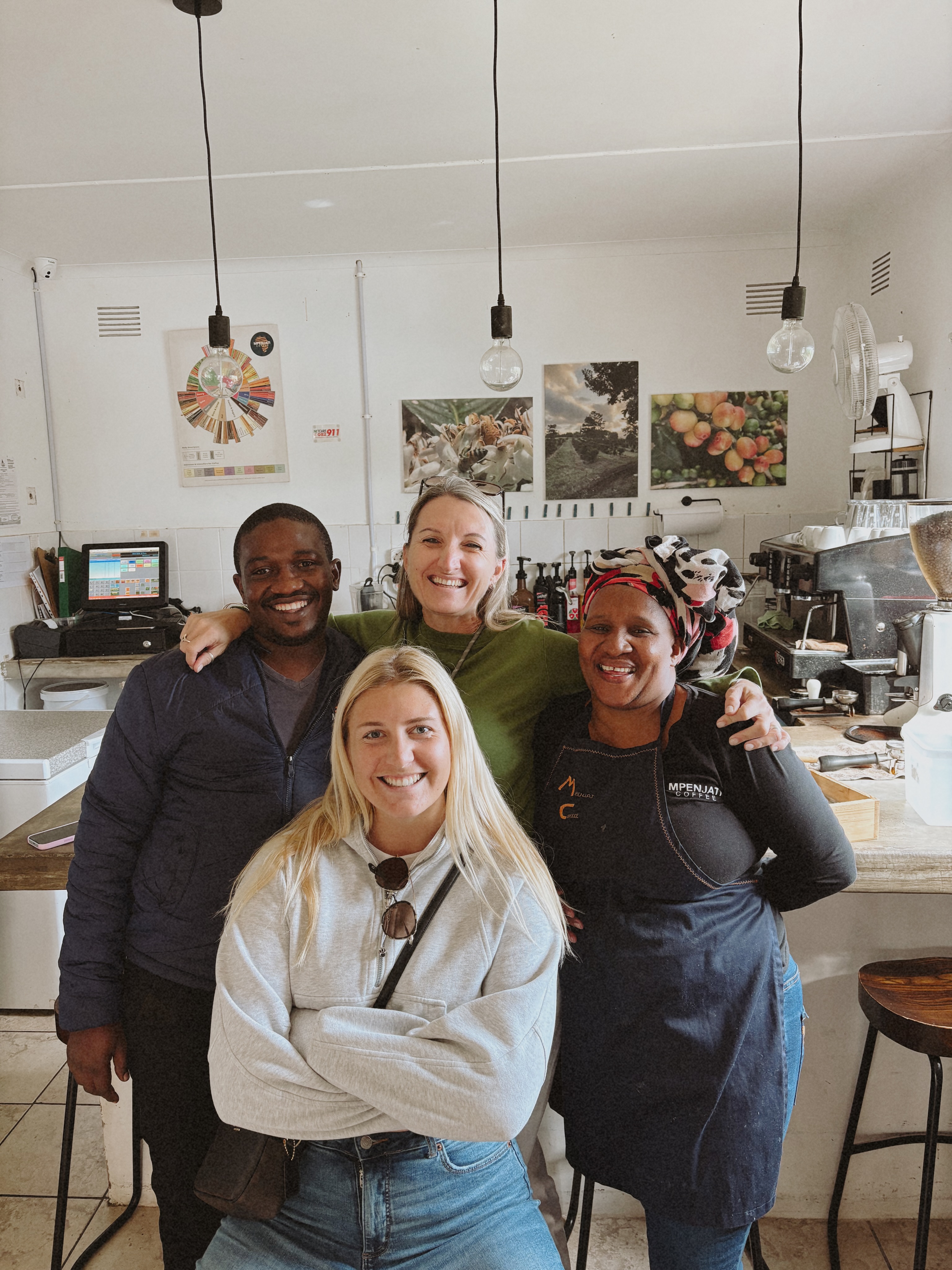 Smiles, coffee, and the best crew around 🤍