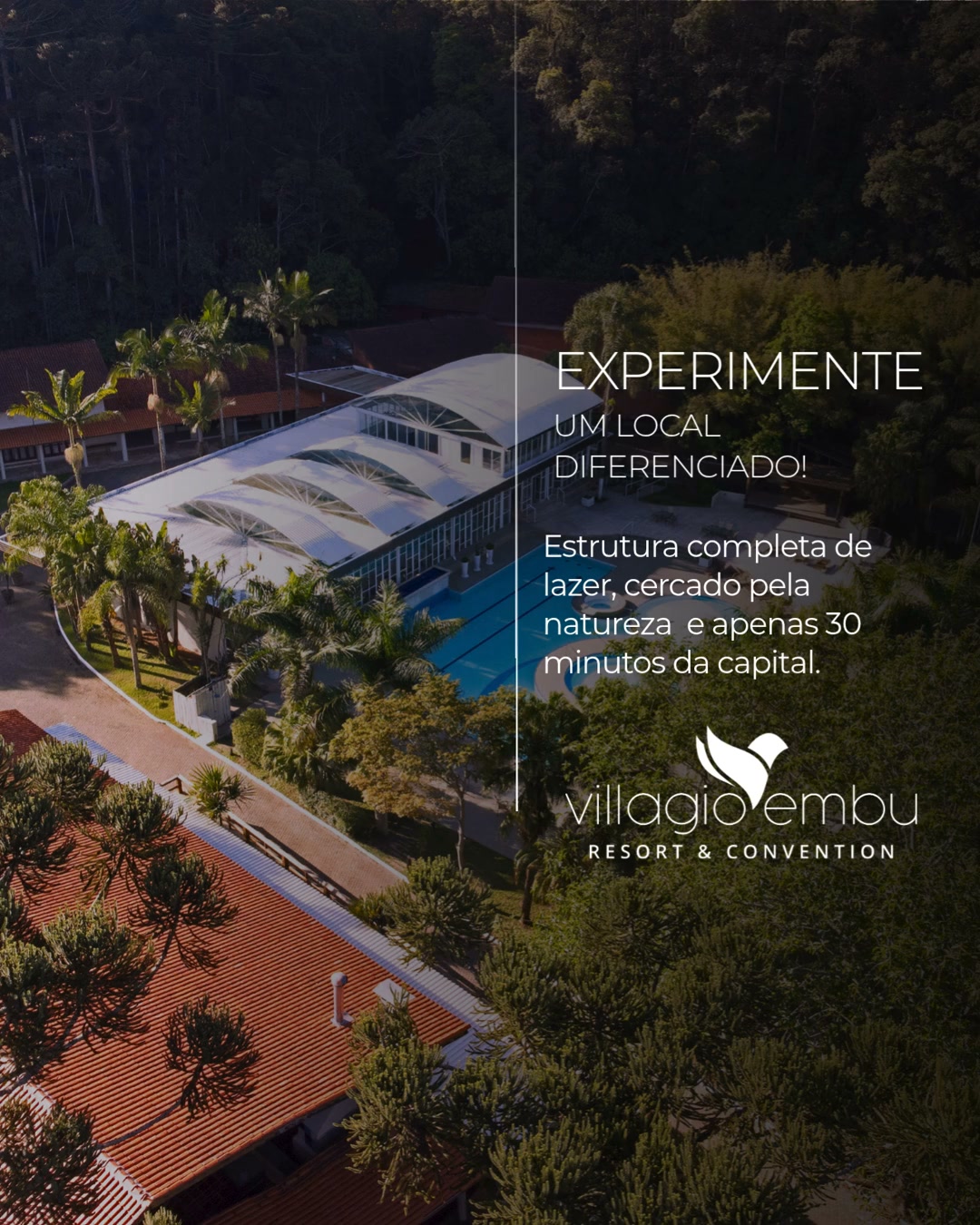 Um refúgio completo a poucos minutos de São Paulo!
No Villagio Embu Resort & Convention, você encontra tudo o que precisa para desacelerar e aproveitar momentos especiais. Cercado pela natureza exuberante de Embu das Artes, o resort oferece uma estrutura completa para lazer e descanso, com piscina aquecida, áreas verdes, espaços para relaxar, gastronomia de qualidade e muito conforto para toda a família.
Tudo isso em uma localização privilegiada, pertinho da capital paulista, ideal para quem deseja fugir da rotina sem enfrentar longas viagens.
Venha respirar ar puro, renovar as energias e viver experiências inesquecíveis em meio à natureza.
📍 Embu das Artes/SP
🌳 Cercado pela natureza
🏊 Piscina aquecida
🍽️ Gastronomia e lazer
🚗 Fácil acesso e próximo de São Paulo
Ainda dá tempo de fazer sua reserva!
#VillagioEmbu #ResortEmbu #ResortSP #EmbuDasArtes #FimDeSemanaPerfeito #PiscinaAquecida #Natureza #HotelEmSP #TurismoSP #HospedagemSP #Descanso #LazerEmFamilia #ViagemPertoDeSP #AindaDaTempoDeFazerSuaReserva