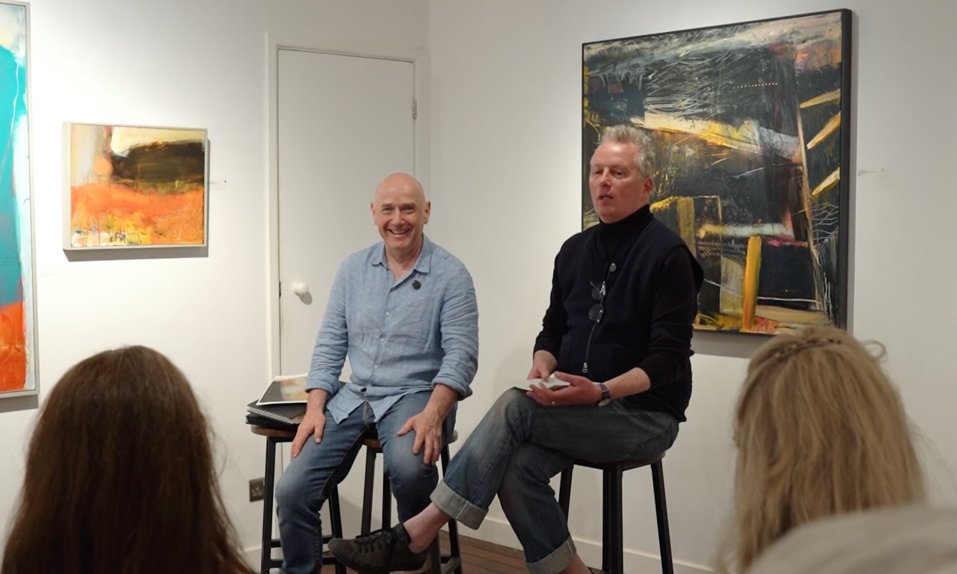 💥Excited to finally share this with you! My artist talk from my solo exhibition Portals with @thevannergallery Comment TALK to watch for free the wide-ranging conversation with David Christie, gallery director and beautifully produced and edited by @jamiebellingerfilms who also shot my online course Remembering in Paint. He’s really captured the essence of what was a memorable and inspiring evening in early May. I think you’ll enjoy watching and listening! Just comment TALK and I’ll send you the link and information. 🙏🙏😊
Some comments about the evening from attendees
“What a brilliant experience meeting Cornish abstract artist David Mankin.
Seeing his work in person completely changes everything—no digital image can truly capture the vibrant textures and depth of his paintings.
I left his talk feeling incredibly positive and inspired; his energy and artistic passion are genuinely infectious.”
“What a fantastic evening! It was such a treat to be at this event. David is so generous in sharing his experience, artistic journey and process. His energy and enthusiasm are infectious. I came away inspired and with some practical ideas to use in my own erratic and ad hoc process.”
“Whether you’re a buyer, a fan or an artist, if you get the opportunity to attend one of David’s talks, I would recommend you grab it, it’s an experience not to be missed! At the very least, you’ll come away with a fascinating insight into David’s approach to creating or, if you’re very lucky, you might be leaving with one of his paintings.”
#davidmankin #artisttalk #artisttalks #artistatwork #arteacher
