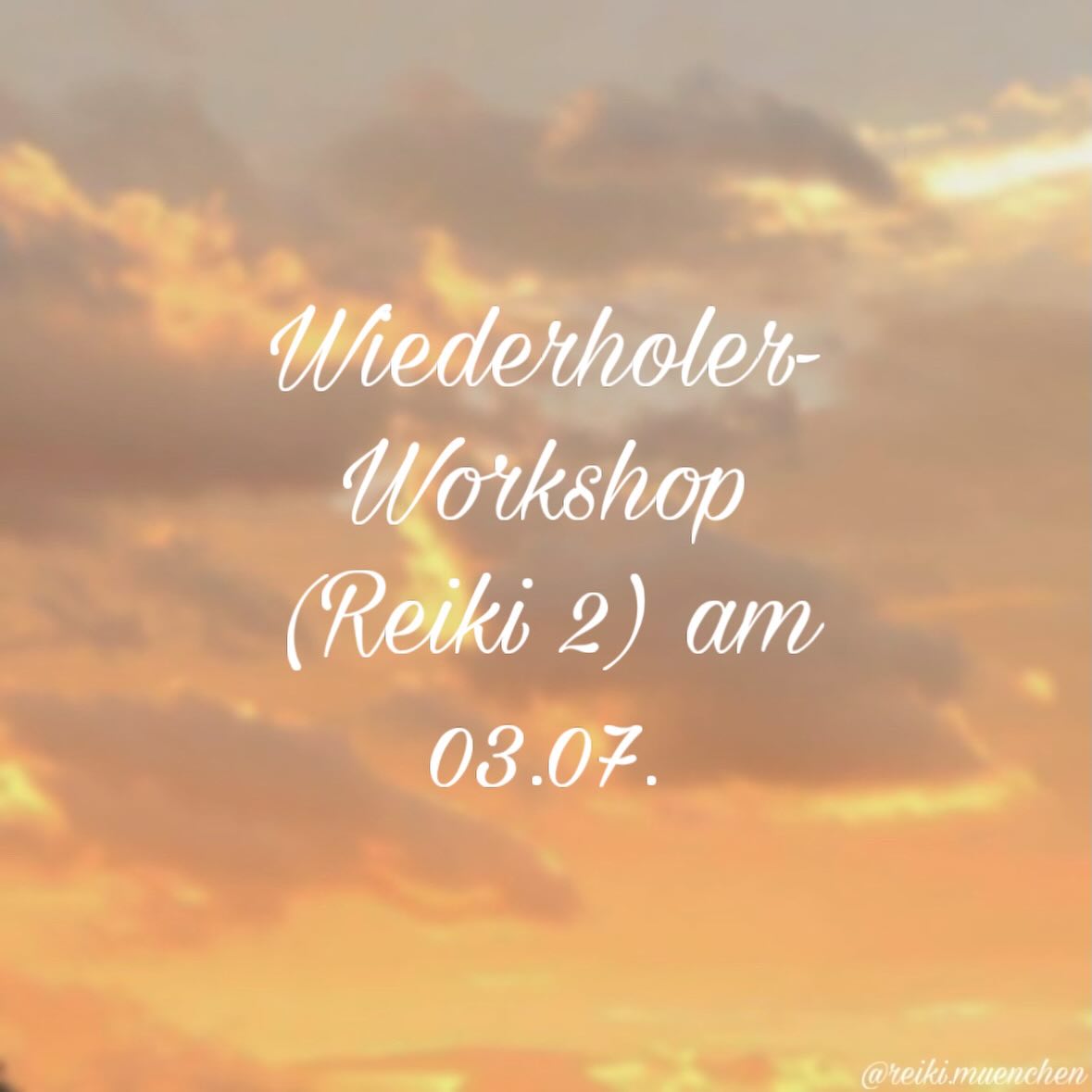 Für den Wiederholer-Workshop Reiki 2 am Freitag 3.7. sind noch Plätze frei!
#reiki #reikimünchen #reikiteacher #bogenhausen #praxis