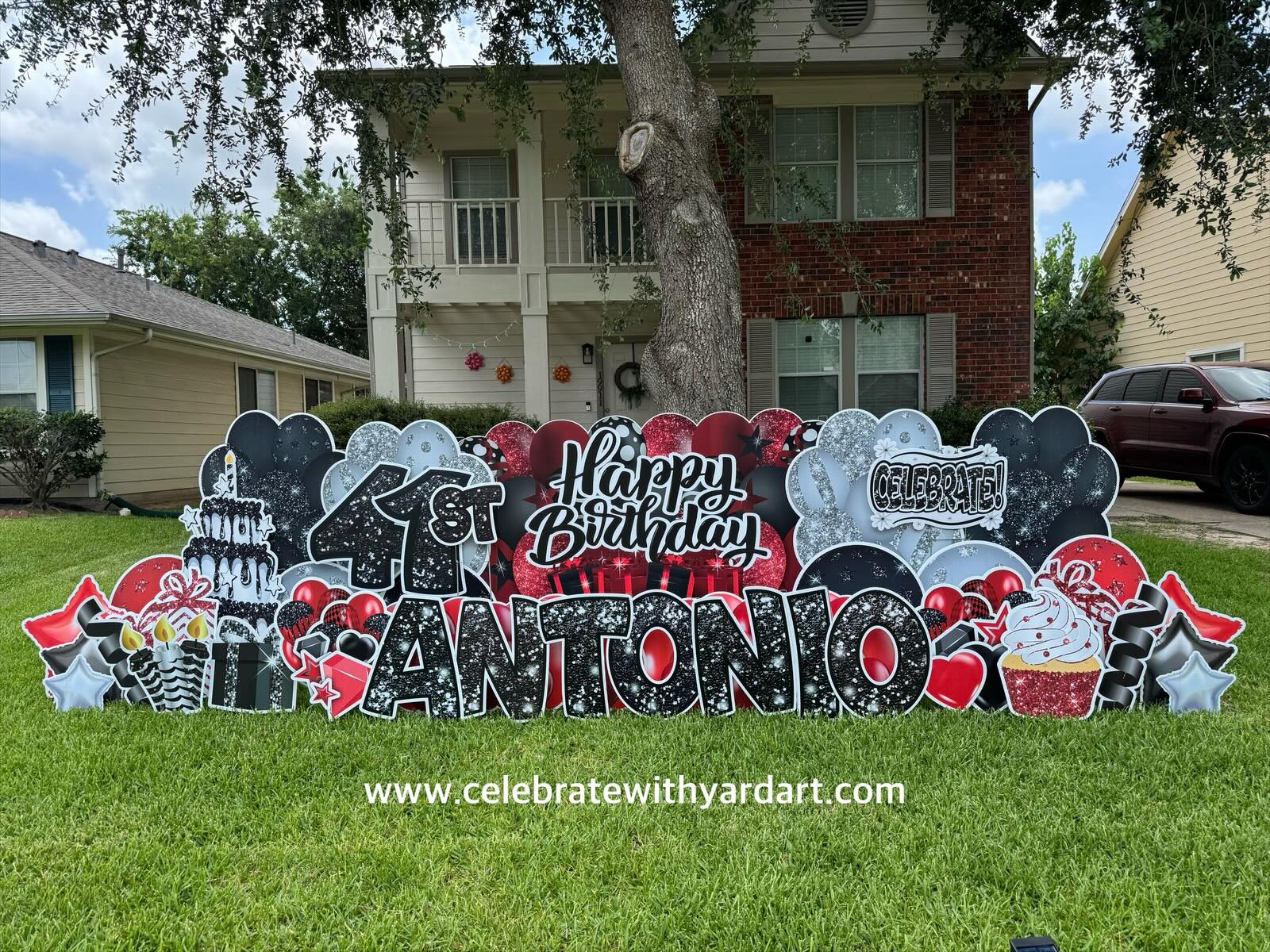 Happy 41st Birthday, Antonio!
Hope you had a wonderful day!! πππ
#celebratewithyardart #yardgreeting #YardArt #yardparty #birthdayboy CypressTX Amhurst