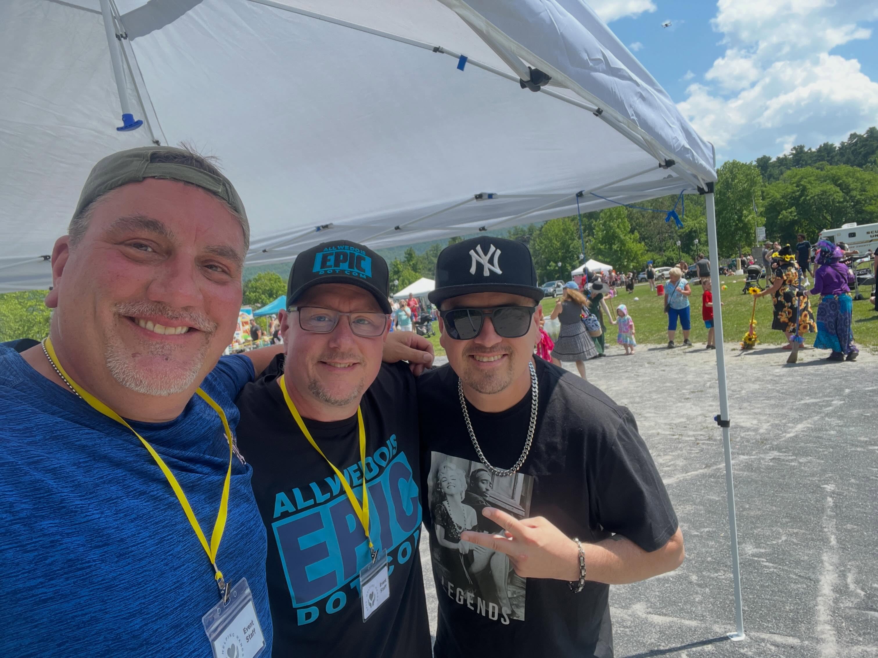 What an amazing time yesterday at Lake George Family Freedom Fest! DJs Mike, Eric and Mark kept the beats, foam and bubbles going for 7 hours! #allwedoisepic