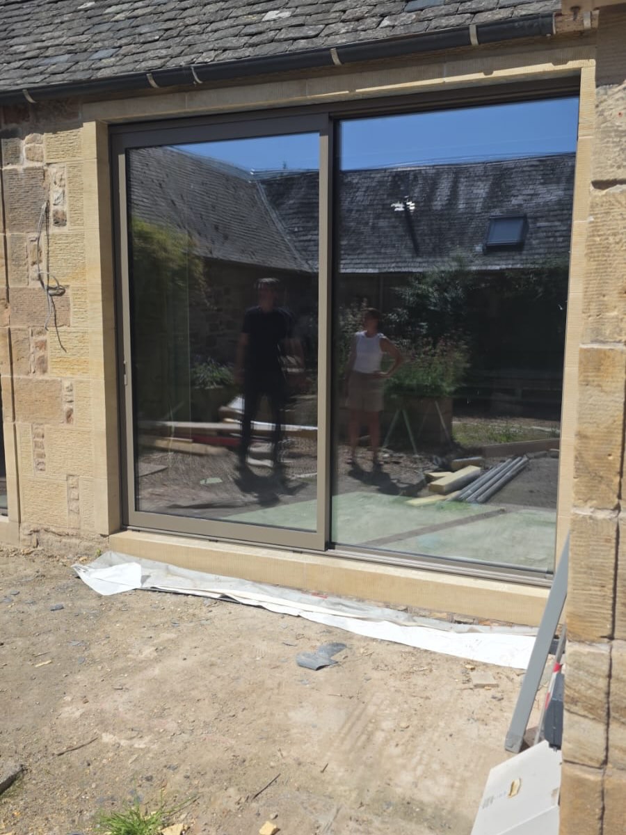 Another project installed using our stunning MasterPatio sliding doors. Each door includes for a lift and slide mechanism and are designed to offer extremely low U values. Congratulations to all involved