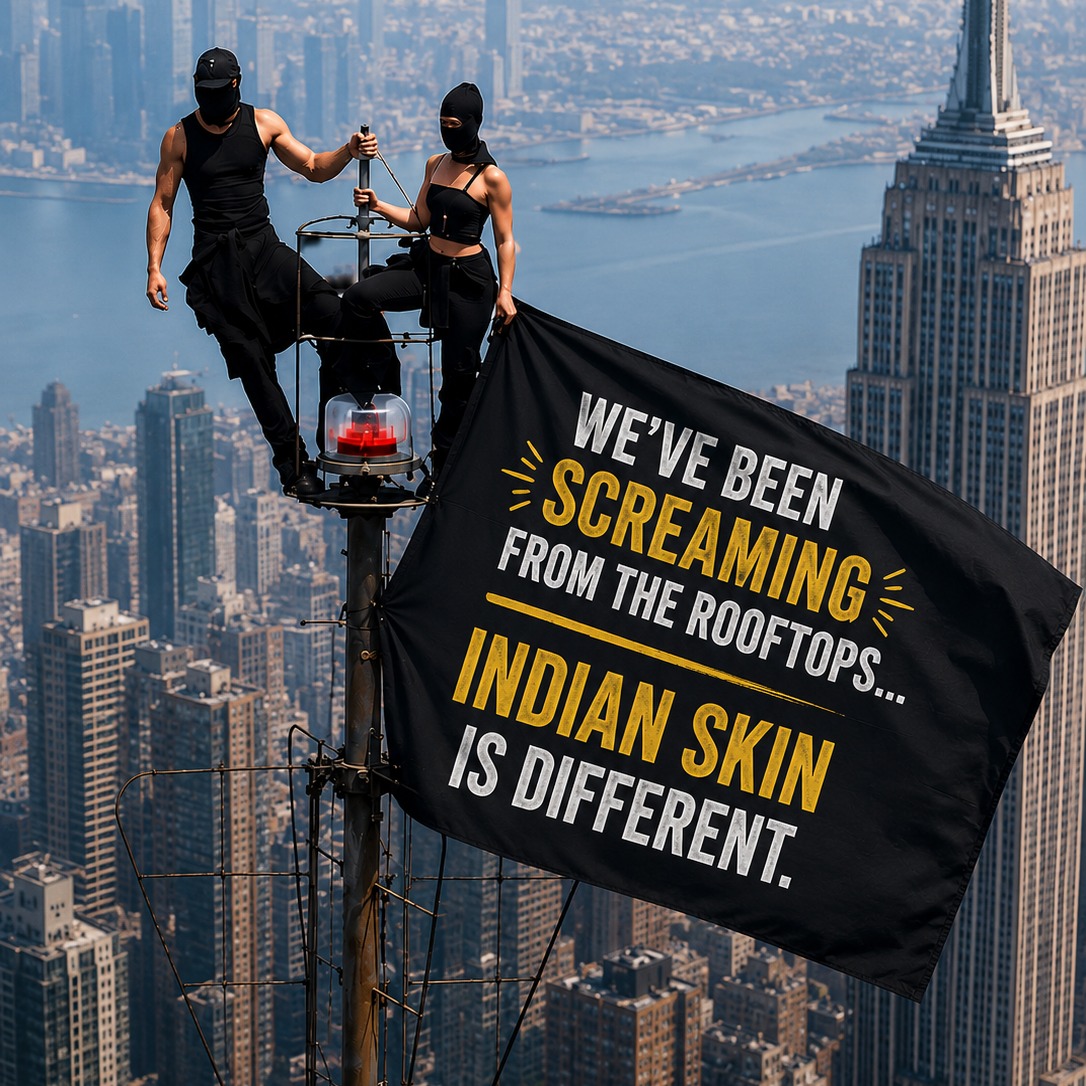 We've been screaming from the rooftops.
Indian skin is different.
It's time our skincare reflected that.
🇮🇳✨
#realindianskin #empirestatebuilding #empirestateproposal #melaninskin #ageingskincare
