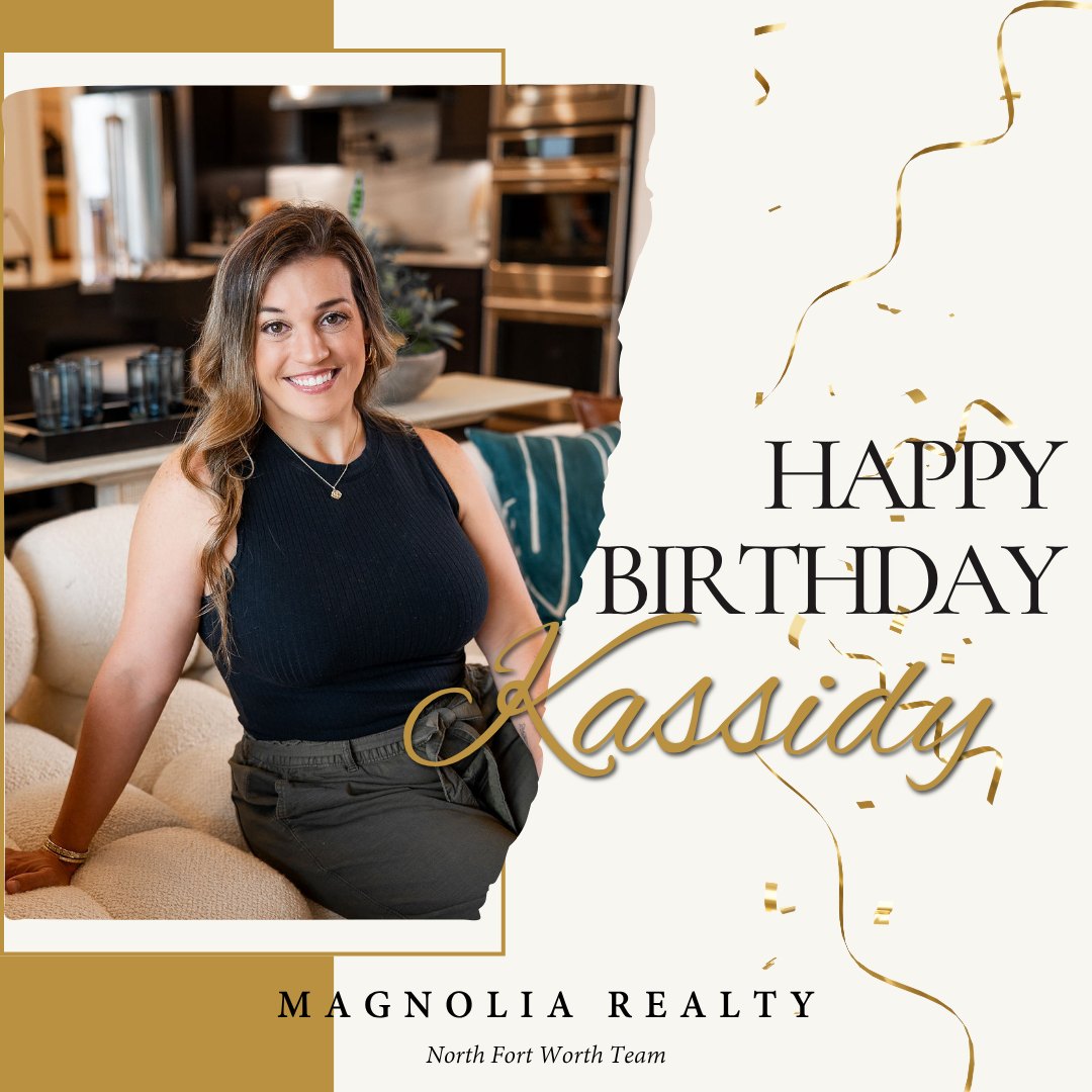 Happy Birthday, Kassidy! 🎉🎂
Today we’re celebrating not only an incredible REALTOR®, but someone who brings knowledge, laughter, and heart to everything she does. Whether she's helping clients navigate the communities she knows so well, supporting her team, or embracing the adventure of being a new mom, Kassidy does it all with dedication, grace, and a smile.
Your loyalty, outgoing spirit, and sense of humor make you such a joy to be around, and we are so grateful to have you as part of our team. Wishing you a birthday filled with love, laughter, and special moments with those who matter most. Here's to an amazing year ahead—you deserve every bit of it! 🥳💐✨
#HappyBirthday #MagnoliaRealty #TeamMagnolia #BirthdayCelebration 🎉💛