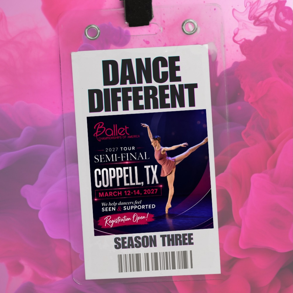 COPPELL, TEXAS. YOUR STAGE IS READY.
Bring the training. Take the stage. Leave stronger.
BCA gives dancers the coaching, feedback, and performance experience to feel seen, supported, and ready for what comes next.
March 12–14, 2027
Registration is now open.
#BalletChampionshipsOfAmerica #BCACoppell #BalletCompetition #DanceEducation #SeasonThree