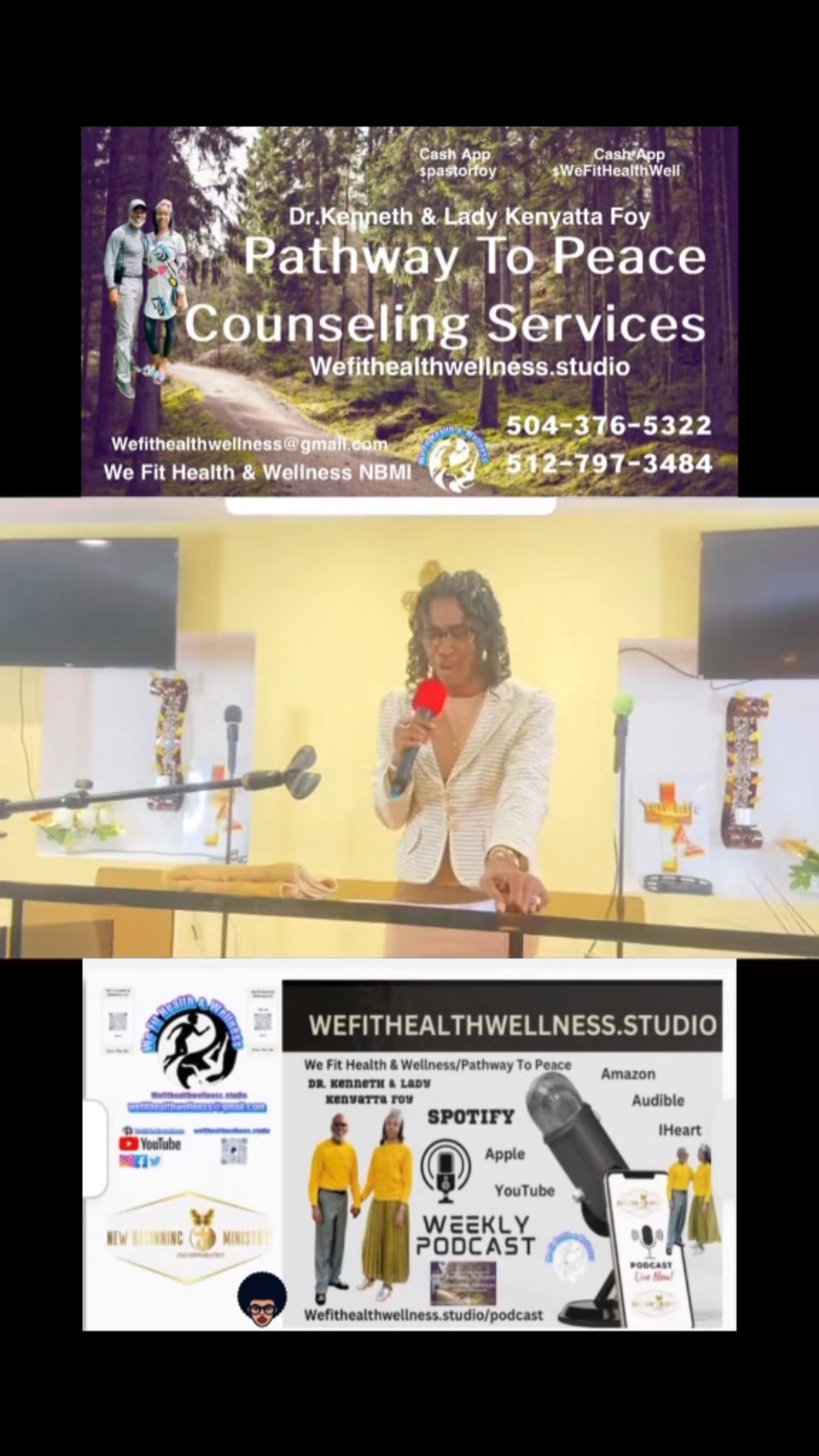 Godly Counsel Philippians 4:6-7 is one of the most comforting and practical verses about prayer. It says: “Do not be anxious about anything, but in every situation, by prayer and petition, with thanksgiving, present your requests to God. And the peace of God, which transcends all understanding, will guard your hearts and your minds in Christ Jesus.”
Dr. Kenneth & Lady
Kenyatta Foy
https://www.wefithealthwellness.studio/book-online
Also Here’s a timeless proverb! It’s a direct message from Proverbs 11:14 in the Bible, which highlight seeking out diverse, wise godly advice helping you avoid blind spots and protects you from making disastrous decisions.
If you are currently facing a tricky crossroads, a dilemma at work, home, with family, with your spouse or partner, friends, vicissitudes or just navigating life, exploring different perspectives can be incredibly grounding, rewarding and liberating.
What specific situation is on your heart or mind?
We can break down the variables together, or we can help connect you with specific resources to get the advice you need.
https://www.wefithealthwellness.studio/