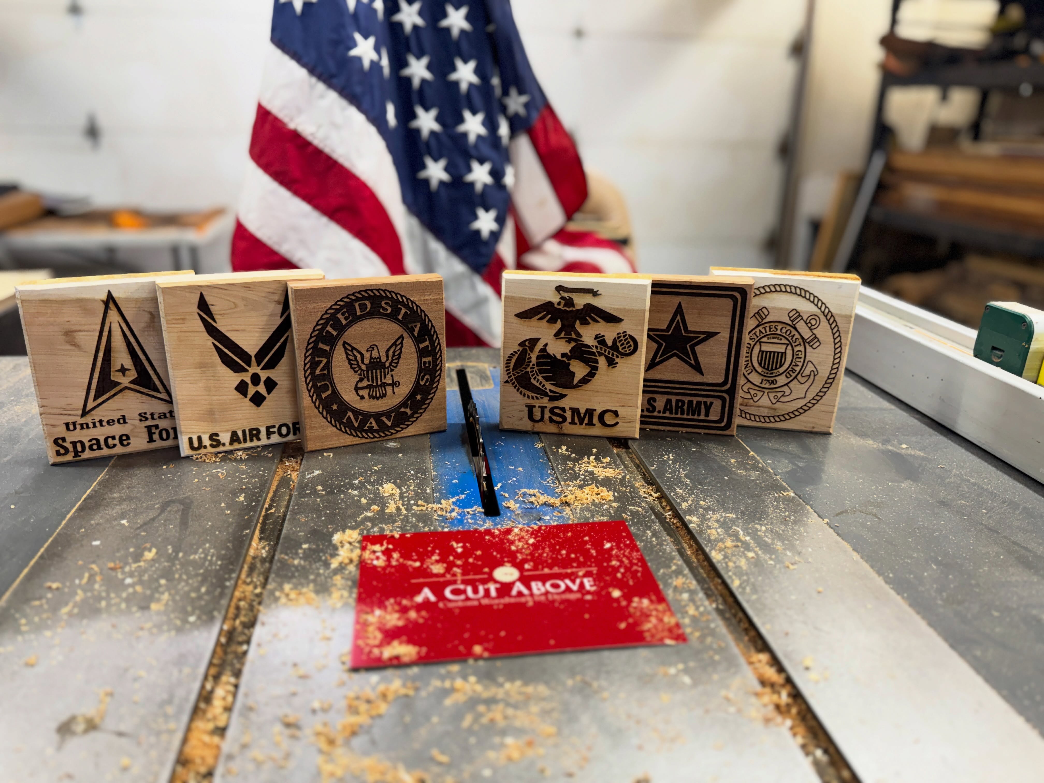 🇺🇸 Happy 4th of July from our family to yours! 🇺🇸
As we celebrate the land of the free because of the brave, we want to take a moment to thank every service member, veteran, first responder, and military family who has sacrificed so much for our freedom.
Have an amazing day, enjoy the fireworks, make some memories, and most importantly, stay A Cut Above! ❤️🤍💙#customwoodworking #freedom #fypシ❤️💞❤️ #fyp #4thofjulyweekend