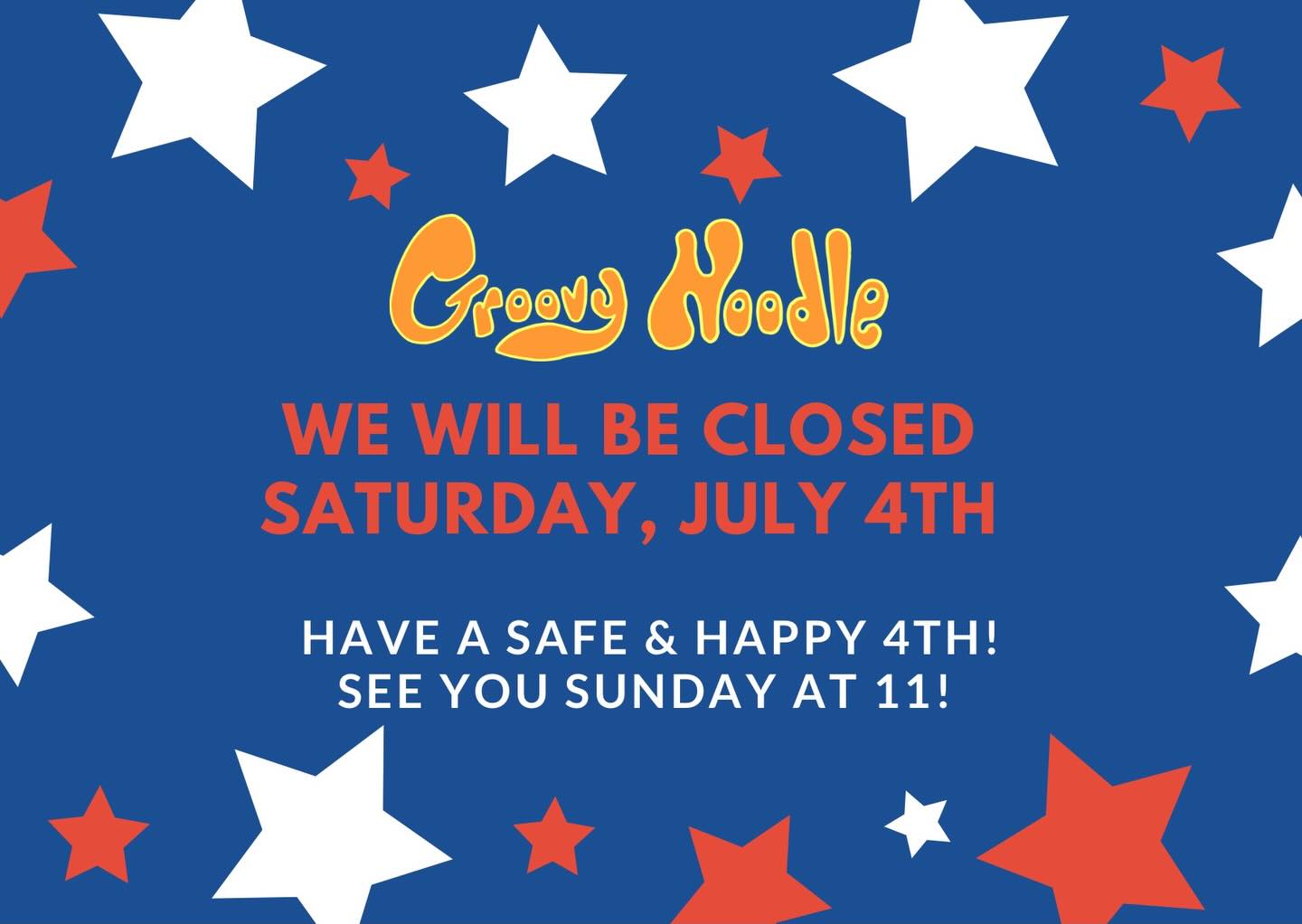 Come grab all your favorites today, we’re closed tomorrow, Saturday, July 4th! 🎆