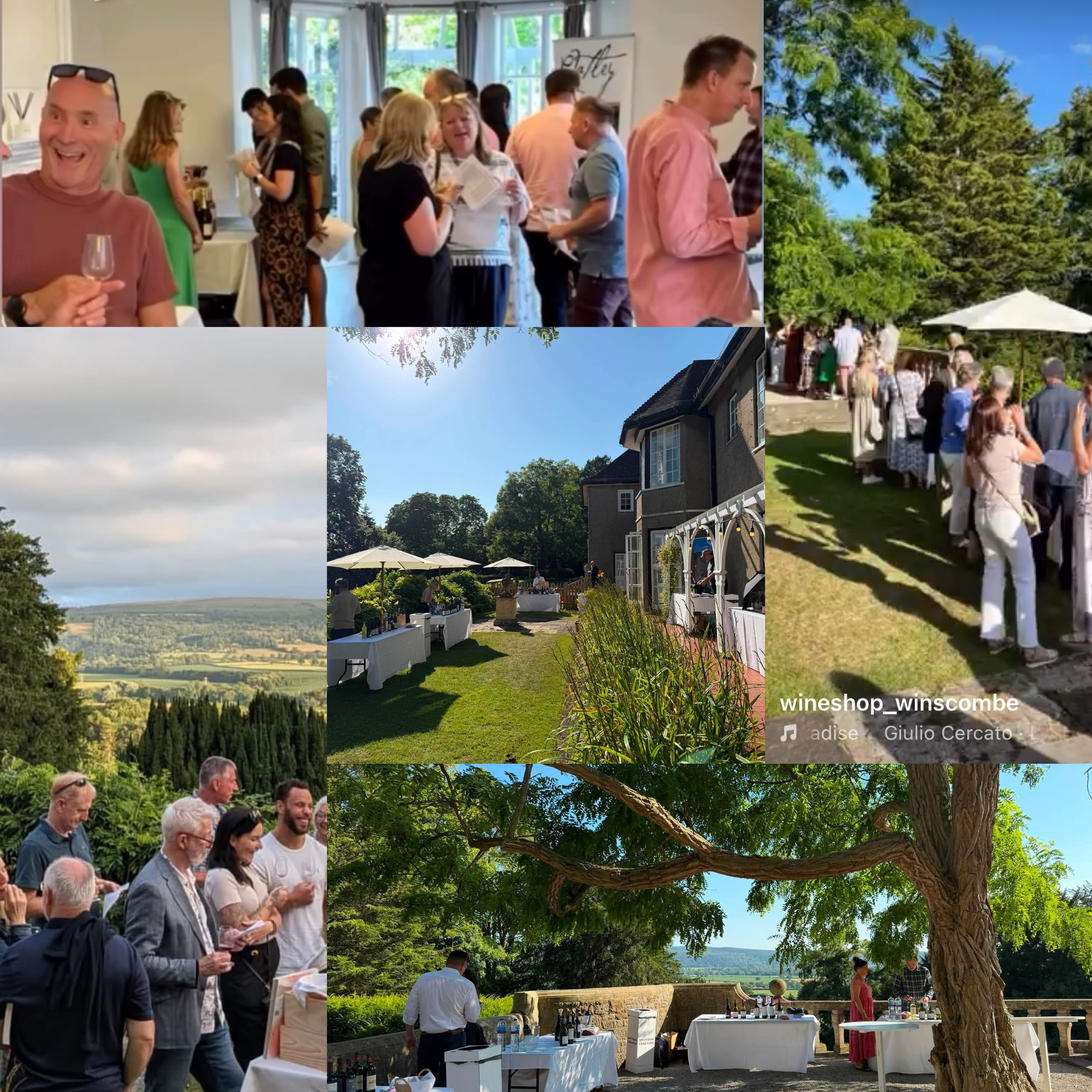 Splendid occasion last night! @wineshop_winscombe Summer Wine Fair. Ned showing our Leonora’s and Jane’s crisp, dry whites and our zero dosage Kernling fizz. Inside in the cool!