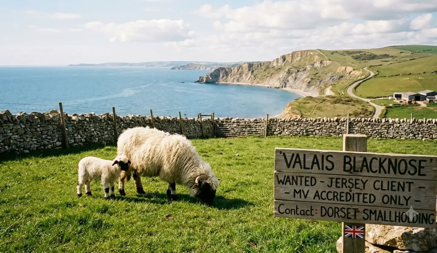 Valais Blacknose Wanted
We are looking for Valais Blacknose sheep on behalf of one of our transport customers based over in Jersey.
Because they are heading to the island, they must be from a fully MV accredited flock—no exceptions.
If you have any stock available, please drop Dorset Smallholding a message with details, photos, and your location so we can pass them on to our client.
Once found, we’ll be handling the precious cargo transport logistics! Drop us a DM.
#ValaisBlacknose #MVAccredited #JerseySheep #DorsetCoast #RareBreeds LivestockExport LivestockTransport