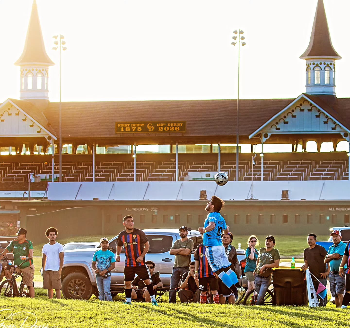 The @churchilldowns annual soccer tournament is serious stuff. Skill, talent, athletic ability and intensity make this a joy to photograph. Congratulations, Felicidades to all 🏆 🏆 #Football #fifaworldcup2026 #churchilldowns