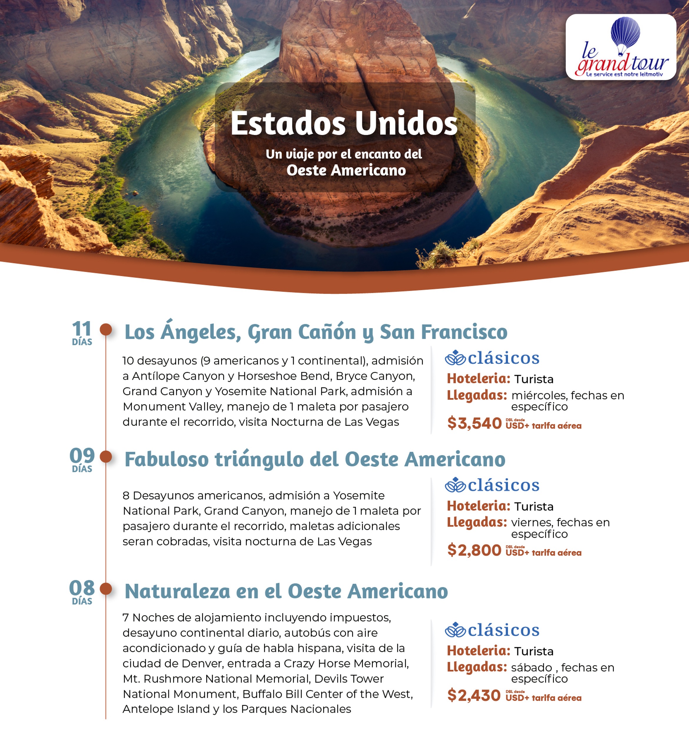 🌉🚗 Recorre las carreteras más famosas del Oeste de EUA y descubre destinos que superan cualquier expectativa. 🌄💙
#USAOeste #RoadTripUSA #ViajaMás