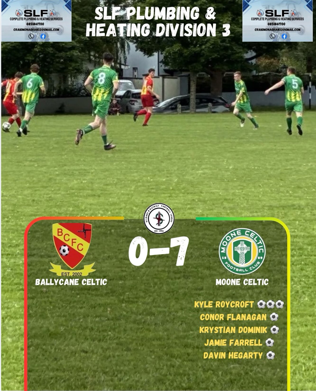 Moone Celtic FC claim an emphatic win