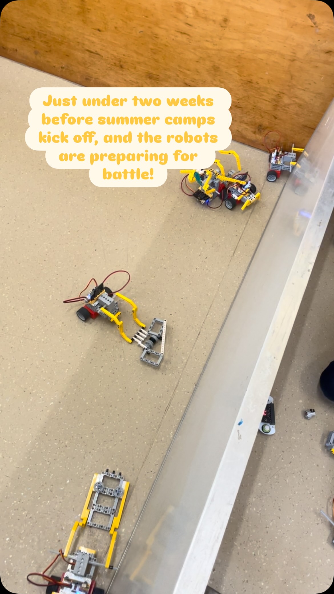Can’t really believe summer camps begin in just under two weeks!? How did that happen! We are busy prepping all the projects, I’ve had a fun day building some of the engineering projects for the summer, especially developing an animatronic fish!
One of the most popular projects we run is the robot battles… it’s the activity that kids want to do again and again (and again, and again).
We try to keep projects varied, but most days involve a game design project, a micro:bit + sensors engineering/design project, a 3D print and a robot! Of course, if the group end up wanting to spend more time on a particular activity then we adapt our schedule to meet their needs, it’s their holiday after all.
#younginnovatorsclub #childrenscoding #futureengineers #bournekidsclub #kirbymuxloekidsclub