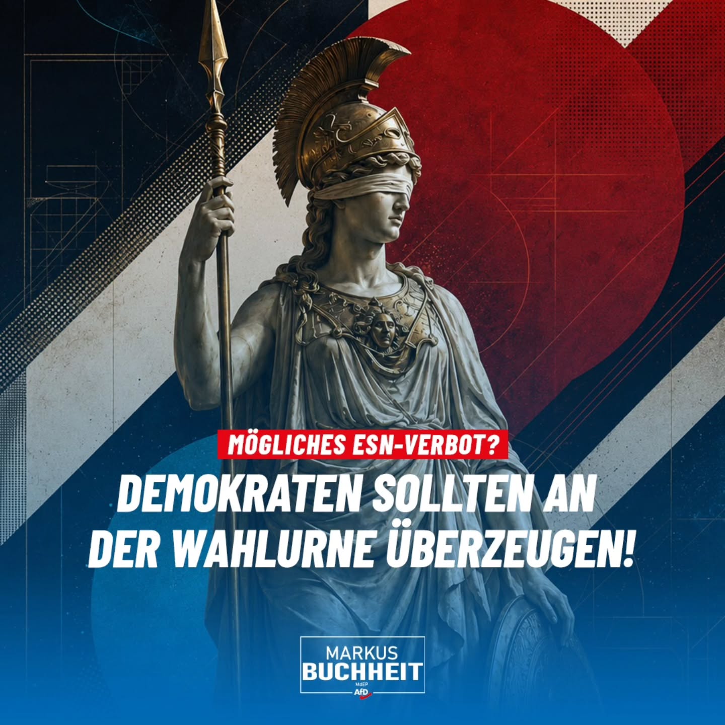 Heute hat das EU-Parlament einen ersten Schritt in Richtung eines möglichen Verbotes unserer Partei Europa der Souveränen Nationen (ESN @sovereignnations_ep) unternommen.
Anstatt sich mit uns in einer demokratischen Debatte und bei Wahlen auseinanderzusetzen, versucht Brüssel, die Institutionen der Europäischen Union gegen seine politischen Gegner einzusetzen.
Das ist ein gefährlicher Präzedenzfall. Heute trifft es die ESN. Morgen könnte es jeden treffen, der den bestehenden Kurs infrage stellt.
Wer an die Demokratie glaubt, sollte an der Wahlurne überzeugen – nicht versuchen, seine politischen Gegner verbieten zu lassen.