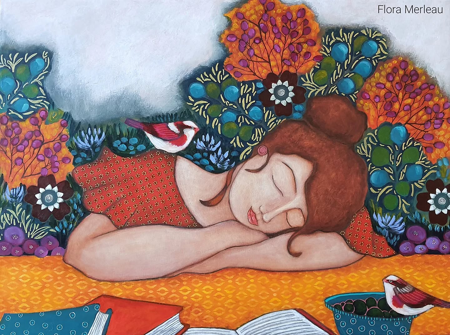 @floramerleau
#floramerleaupeinture #galerielessouliersrouges #clisson #painting #artcollection