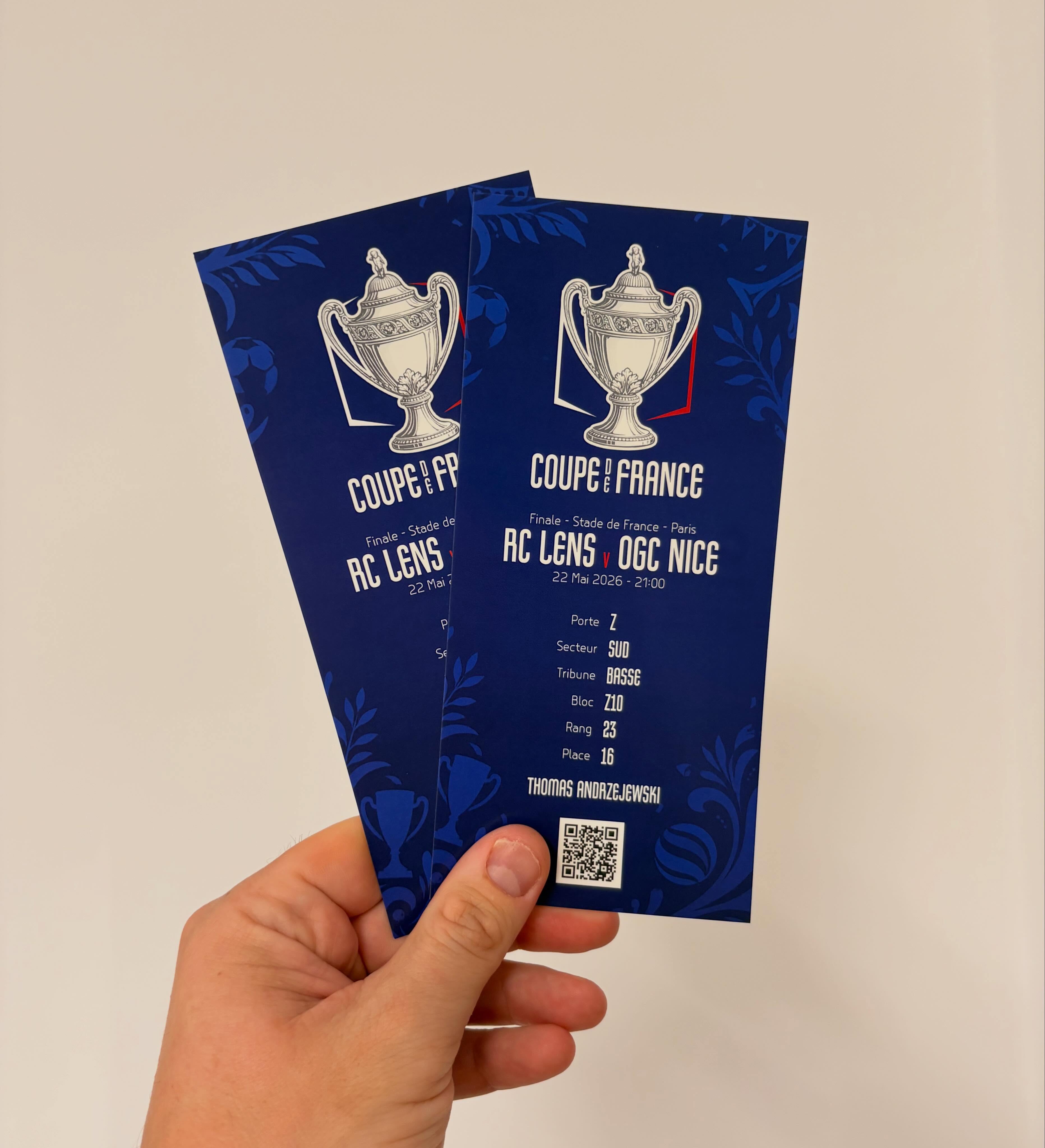 ๐ซ๐ท ๐ Itโs been great to get amazing feedback on this new Coupe de France design which was requested a lot thanks to our partnership with @Stadium_Tr
Iโm delighted to be able to help more and more fans internationally - this last batch contained the most international stubs for shipping than ever before! Thank you for your support.