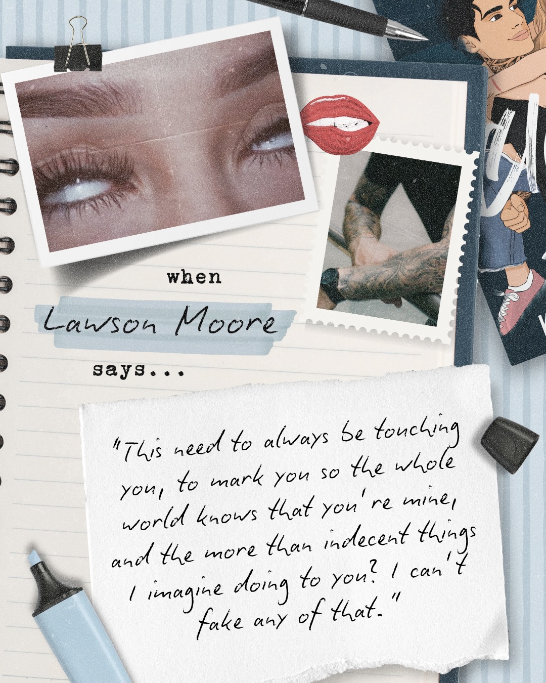Basically, if Lawson Moore says it, Iโm falling to my knees. P.S. that last one ๐๐๐ we love a consent king
Join me on the floor as I try (and fail) to move on from this man in Clean Air, available on KU, paperback, and audio!
๐ฉต brotherโs best friend
๐ bad boy x golden girl
๐ฉต hateโs touch except hers
๐ slow burn with spicy spice
๐ฉต endless โgod, I needed thisโ moments
#sportsromance #kindleunlimitedromance #fakedatingromance #bookrecommendations #spicyromancebooks
โ
author kayla james, clean air kayla james, sports romance books, book aesthetic, formula 1, fake dating trope, romance reader, book recs, book boyfriends, grumpy x sunshine romance, the grid series