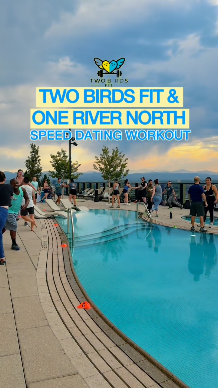 Rooftop workout. Poolside mingle. Complimentary snacks and drinks. And a group of singles who did not want the night to end. 🐦🏊
Our Singles Speed Dating Workout at One River North Rooftop was one for the books, and we’re still not over it.
Honestly, one of the most beautiful settings we’ve ever hosted an event at, and the people made it even better. So grateful for every single one of you who came out, showed up, and made it such a fun night.
Tag a friend who would have loved this and grab tickets to our next event at the link in bio — trust us, you don’t want to miss the next one. 🔥