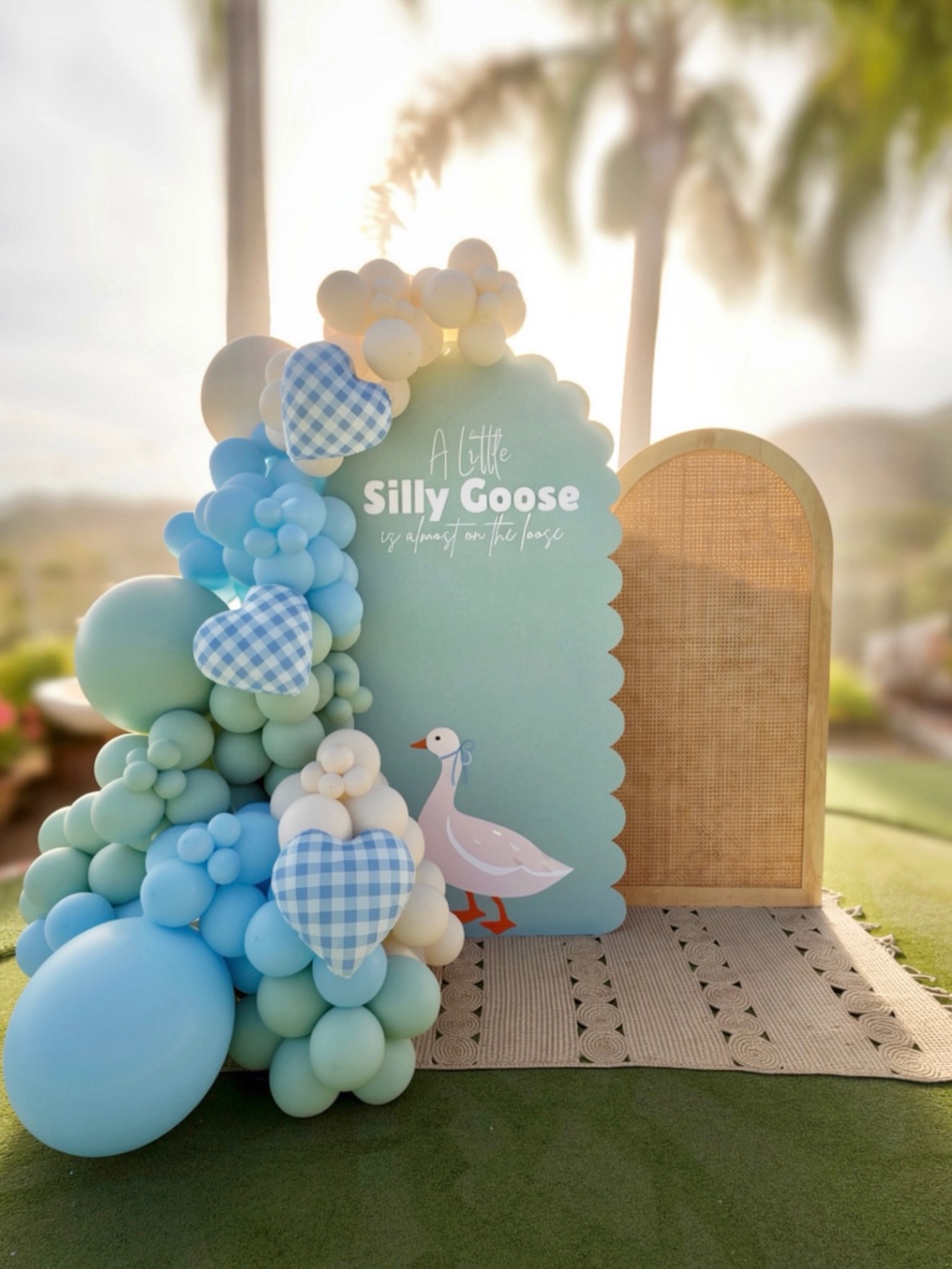 A Little Silly Goose is Almost on the Loose 🪿🩵 🧺 We loved bringing this custom backdrop setup to life!
Did you know you can pick up your rentals directly from us? Share your theme with us & we will send over ideas for the perfect backdrop✨ Save on delivery fees and get your event styling sorted on your own schedule👌
• Custom Backdrops: Made to order to match any theme!
• Easy Pickup: Available right from our shop Fridays or Thursdays 📆
Fill out our inquiry form today to start designing your next celebration! 🥳
Our new scalloped wall- endless memorable options!✨
Golf themed baby shower with a custom vinyl and vinyl wrapped wall⛳️
Cielito Lindo 💚 Our 7x4 wall with custom paint color, rattan backdrop, boho ladder, and custom wood papel picado
Baby on Board 🌊 added acrylic sign, rattan backdrop and surf board 🏄♀️