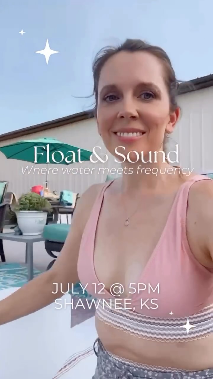 When did rest turn into something you have to earn? 🌊
This 90-minute experience is just for being held.
Picture it: you, floating on the water, drifting. Crystal singing bowls and healing frequencies moving through you. Your mind finally going quiet.
No doing. No fixing. Just you, letting yourself receive. 🤍
Come recharge, reconnect, or simply soak up a soft summer evening with us.
🛟 Float & Sound
📆 Sunday July 12, 5 to 6:30 PM
📍Shawnee, KS ✨
Save your spot via link in bio or DM me to hold one.
#floatingsoundbath #soundhealing #nervoussystemhealing #restorativepractice #spiritualawakening