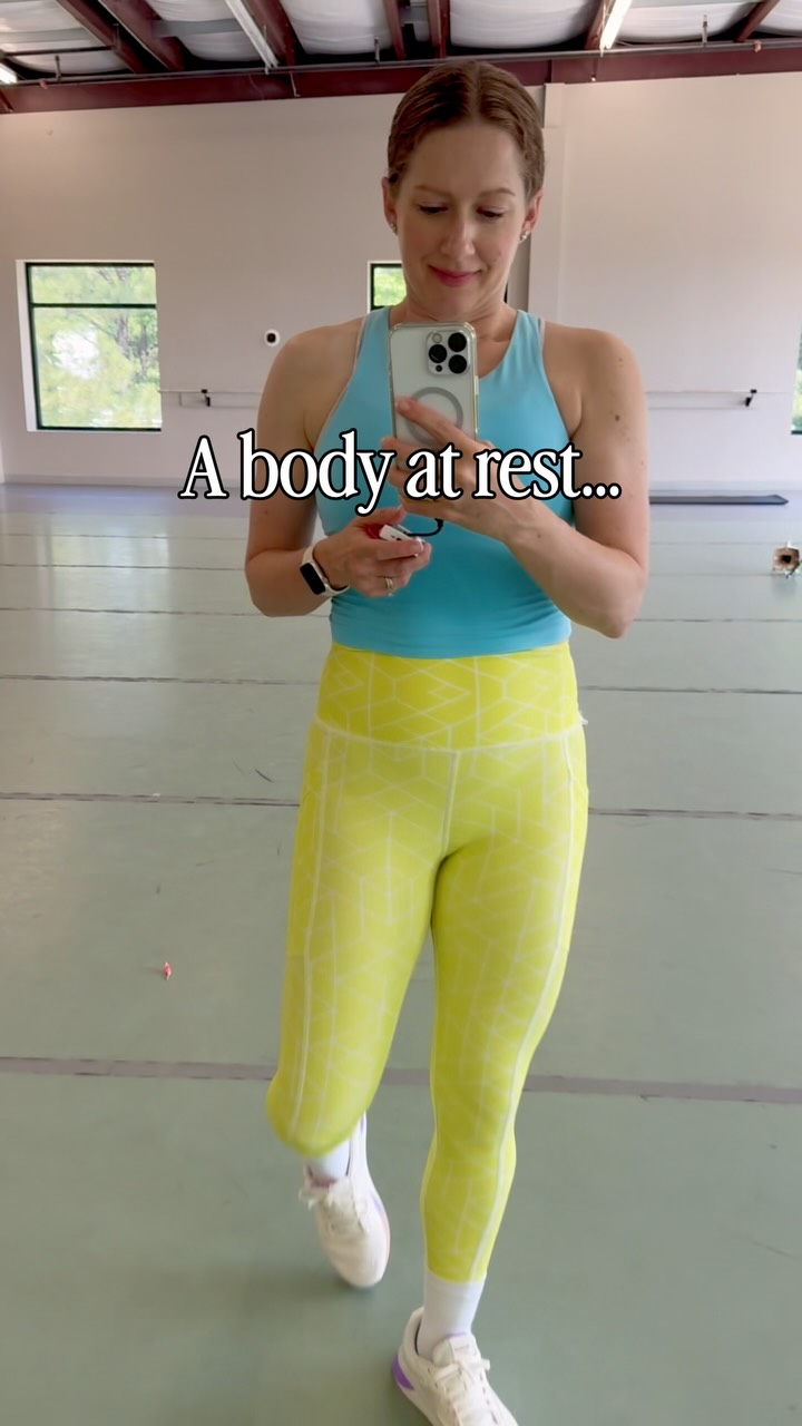 A body at rest stays at rest.
A body in motion stays in motion. 💛
One thing I’ve noticed over the years is that as soon as I finish an LGF class or go for a walk, I don’t want to stop moving.
Starting is always the hardest part.
So I use that momentum.
I’ll do one quick sweep through the house—put away a few things, start a load of laundry, wipe down the counters… whatever needs to be done.
It’s amazing how much easier everything feels once I’m already in motion.
Have you noticed this too? 💛
Once you get moving, it’s so much easier to keep moving.
