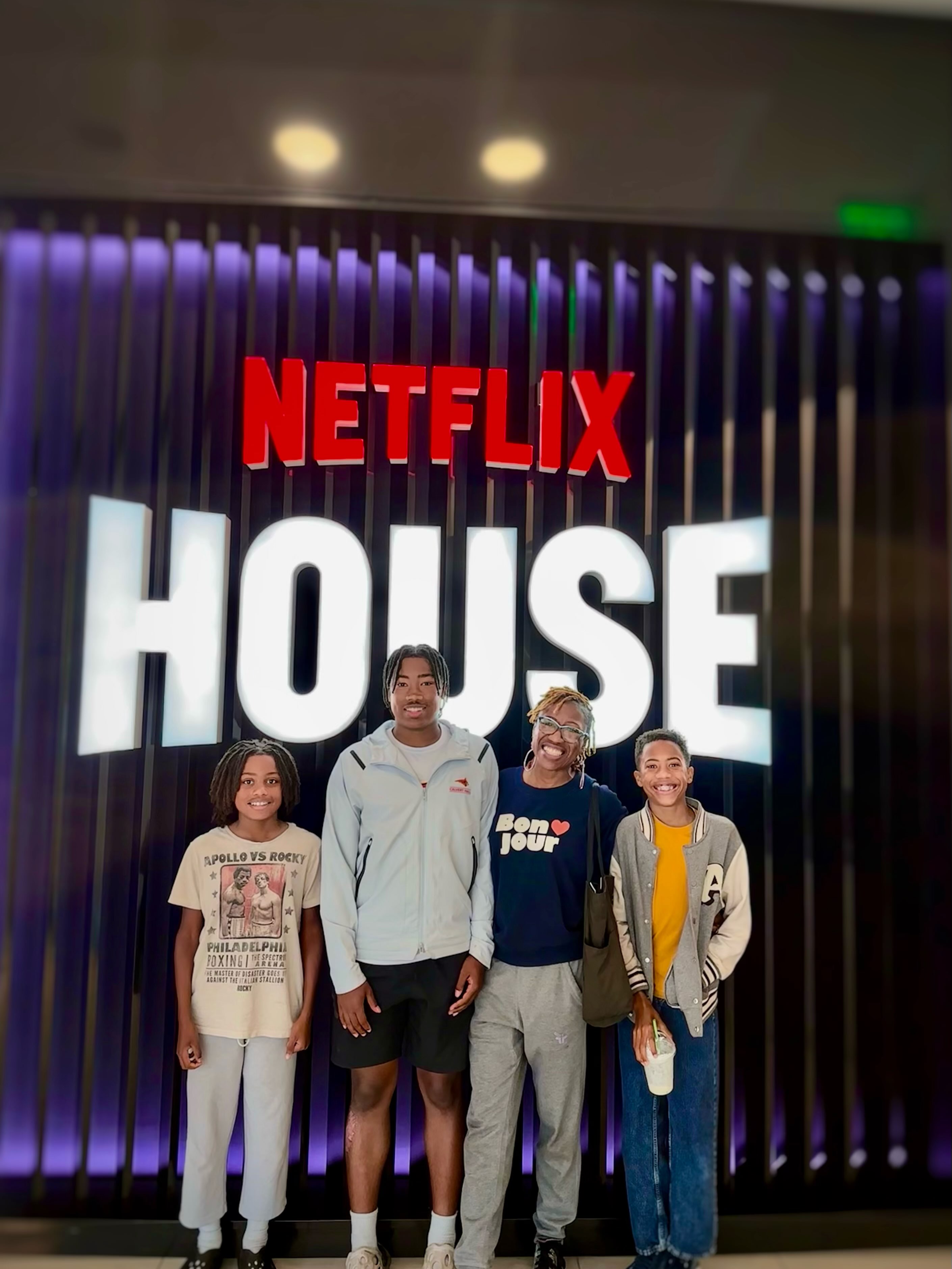 The Netflix House tickets were purchased in advance and were nonrefundable.🎫🤷🏾♀️
I didn’t know it was going to rain in Philadelphia.☔🤦🏾♀️
I didn’t realize the World Cup would be there that weekend.⚽🤦🏾♀️
All I knew was that my three sons and I were going on an adventure.✨
And that’s what this season has become.
Life transitions.
Whether we were battling Demogorgons, climbing the Rocky Steps, or searching for the @fdrskatepark in a torrential downpour, we never gave up.
Shout out to big brother Shawn and twin brother Nas for Google Mapping us to our destination! ☔🛹
These last six months I’ve been pushed BEYOND my comfort zone, but I am so thankful to have three sons who hold my rope.
#weouthere
#GriefAndGrace
#mythreesons♥️♥️♥️
#dionnejoynerweems