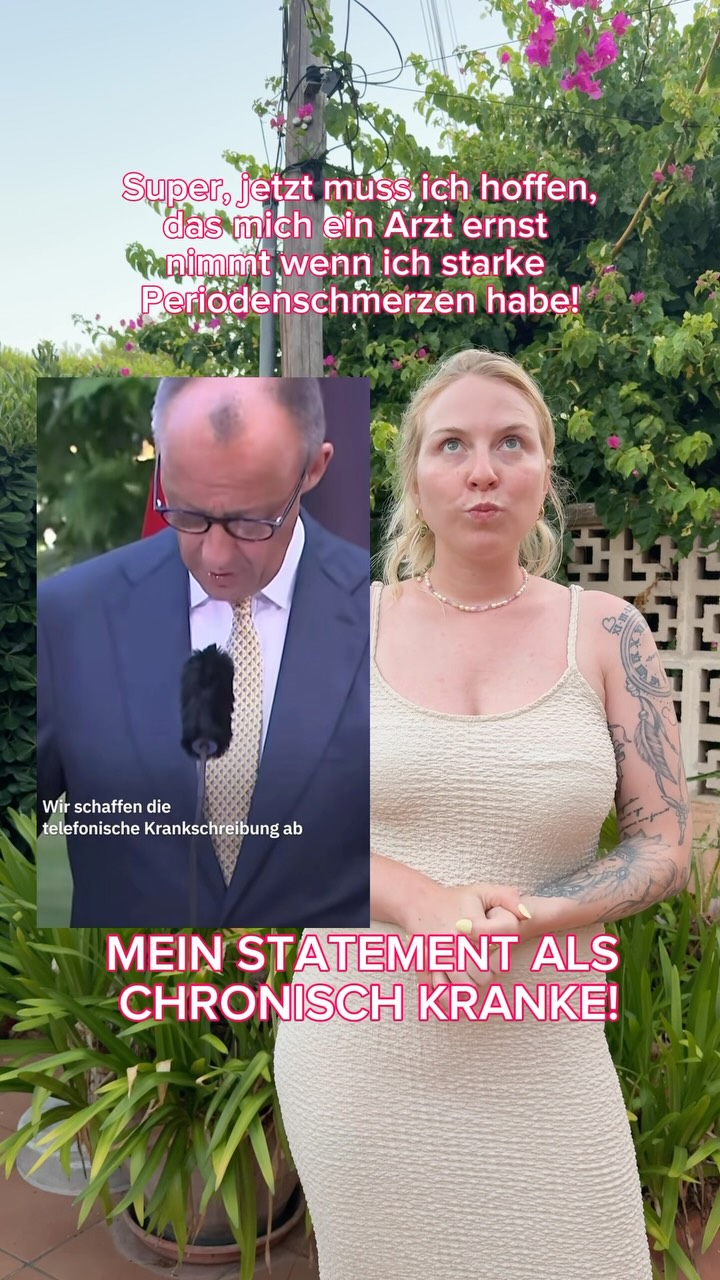 TEILEN‼️ @bundeskanzler , dass doch nen schlechter Scherz oder, Herr Merz ?! ‼️‼️
#bundeskanzler #endometriose #endometriosekämpferinnen #periodeschmerzen #krankmeldung