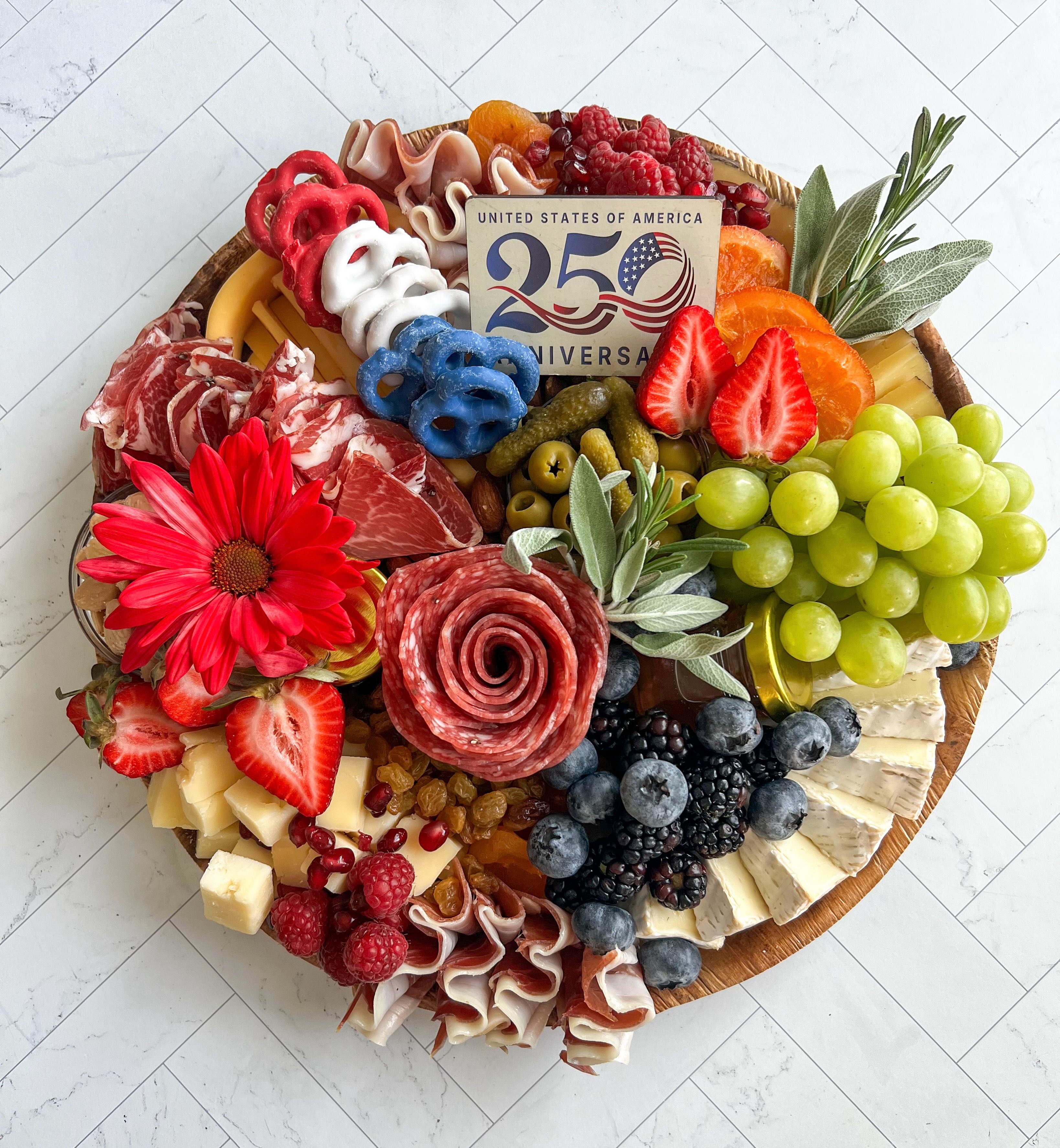 Red, white, BORED? Never. ❤️🤍💙
Nothing says Happy 4th of July like gathering around great food with the people you love most! From artisan cheeses and premium meats to fresh seasonal fruit and festive treats, this board was made for celebrating America’s birthday in the most delicious way possible! 🇺🇸✨
Whether you’re hosting a backyard BBQ, pool party, fireworks gathering, or family cookout, Grazing Joy Charcuterie is here to make entertaining effortless and unforgettable.
Wishing everyone a safe, joyful, and fun-filled Independence Day! May your day be full of laughter, good food, and memories that last long after the fireworks fade. 🎇
✨ Now booking for summer parties, birthdays, showers, corporate events, holiday gatherings, and all of life’s special celebrations!
#grazingjoycharcuterie #4thofjuly #america250 #cheese #charcuterie