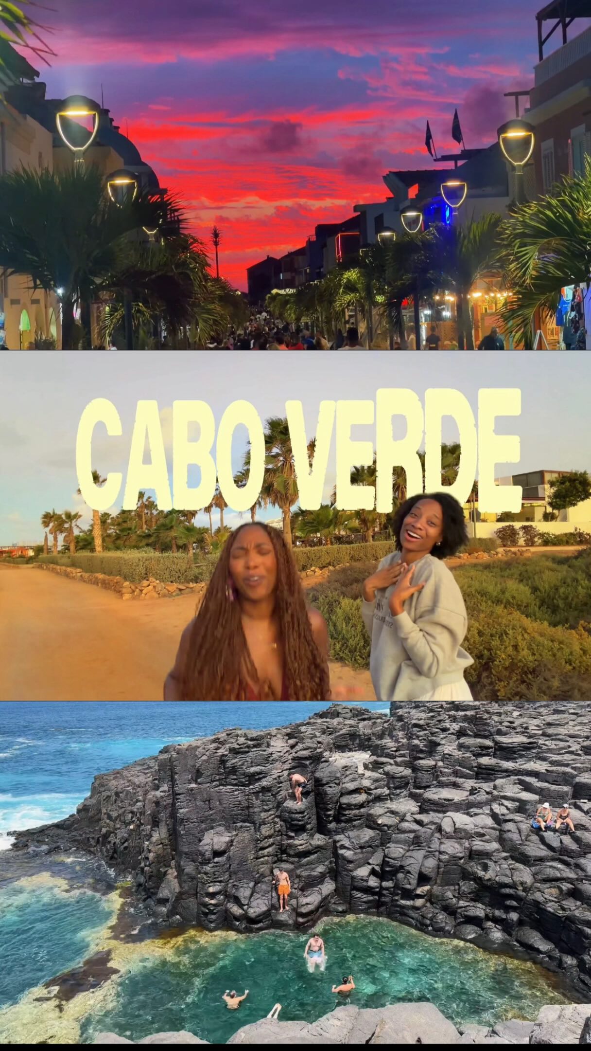 The island nation that rocked the world! I’ve seen so many people curious about visiting Cabo Verde, so what better time than now to share some info about my amazing trip there in April.
Getting there:
Cabo Verde is an archipelago of 10 islands located off the coast of Senegal. It’s an easy flight to get there from Senegal or even if you’re visiting Portugal because there are non-stop flights from Lisbon! Though I recommend only flying with Asky if you’re coming from Senegal.
From the US, there’s actually a nonstop flight from Providence, Rhode Island on Cabo Verde Airlines! You can also easily fly there on many international airlines with layovers across Europe.
Which Island?
There are so many islands to choose from, so I’d pick a few and spend a week or two hopping around. Last trip I visited Santiago, which holds the capital city, Praia, and Sal, which is very touristic with gorgeous resorts! Other popular islands to visit include:
Boa Vista — known for its sweeping and stunning beaches and sand dunes
São Vicente — known for its vibrant culture in Mindelo! They have a huge Carnaval celebration. Next year it will be February 2027.
Santo Antão — I wanted to visit so badly! If you’re a hiker, this is the island for you. Out-of-this-world landscapes that feel like a different world.
Fogo — this island has an active volcano called Pico de Fogo
If you’re visiting Sal, we had the best tour guide Johnny Cash tours. @johnnycashtour Please book the cooking class he runs with his family, I had the best Cachupa.
Planning + More Practical Info
Visiting Cabo Verde is visa-free for US Americans! If you’re coming from Senegal, you will need to show proof of a Yellow Fever vaccine. You’ll also pay a small fee called the Airport Security Tax before your trip.
Currency is Cape Verdean Escudo but Euro is widely accepted as well. We used a mixture of cash and card during our trip.
Now y’all know I’m a last-minute girlie, but depending on your season, I highly recommend booking things in advance. We made the mistake of a more last-minute, spontaneous trip, and hotels and flights were booked up. I’d try to plan a few weeks ahead!