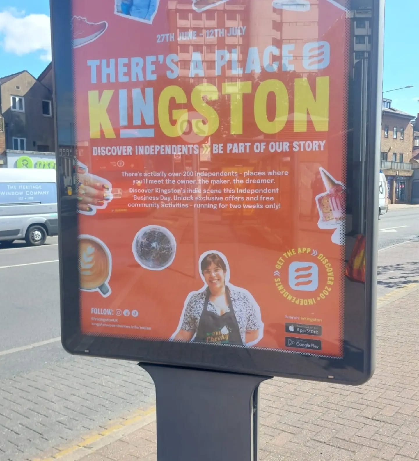 If you'd told me a few years ago that one day I'd be on a giant billboard in the middle of Kingston promoting my business, I would have laughed and told you to get your head checked. 😂
Small independent businesses simply don't have the marketing budgets for things like this.
Unless... you're an independent business in Kingston. 😉
A huge thank you to @inkingstonuk for putting local businesses right at the heart of our town and giving independents opportunities like this.
I've already had some of my cheeky customers sending me selfies with my face on the billboard! 😂
It's so busy in the kitchen that I haven't managed to see it in person yet, but I'm hoping to sneak out for a quick look.
Kingston, thank you for supporting local businesses and helping keep our high street unique.
#LocallyLoved #kingstonuponthame