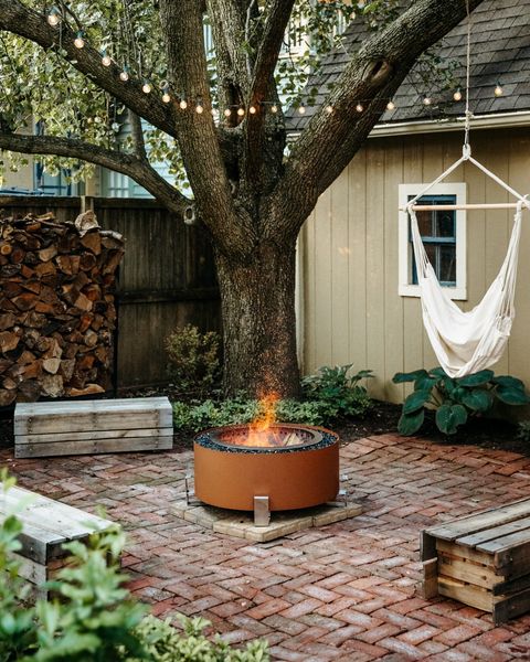 Proven to turn the backyard into your new favorite hangout, we promise. from our friends at @breeo Firepits 🔥Firepits #outdoorliving #wilmington #design #create #elevate #celebrate #motivationmonday