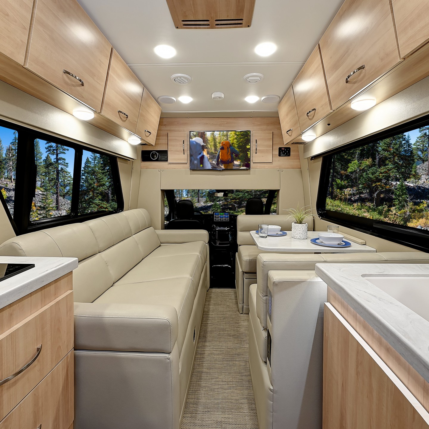 The Chinook Maverick SS is designed to make the most of every inch, combining a powered single sofa, a comfortable dinette, premium finishes, and smart storage into a nimble AWD Class B+ that's ready for wherever the road leads.
Learn more: https://www.chinookrv.com/maverick
#ChinookRV #ChinookMaverick #Maverick #MaverickSS #RV #Motorhome