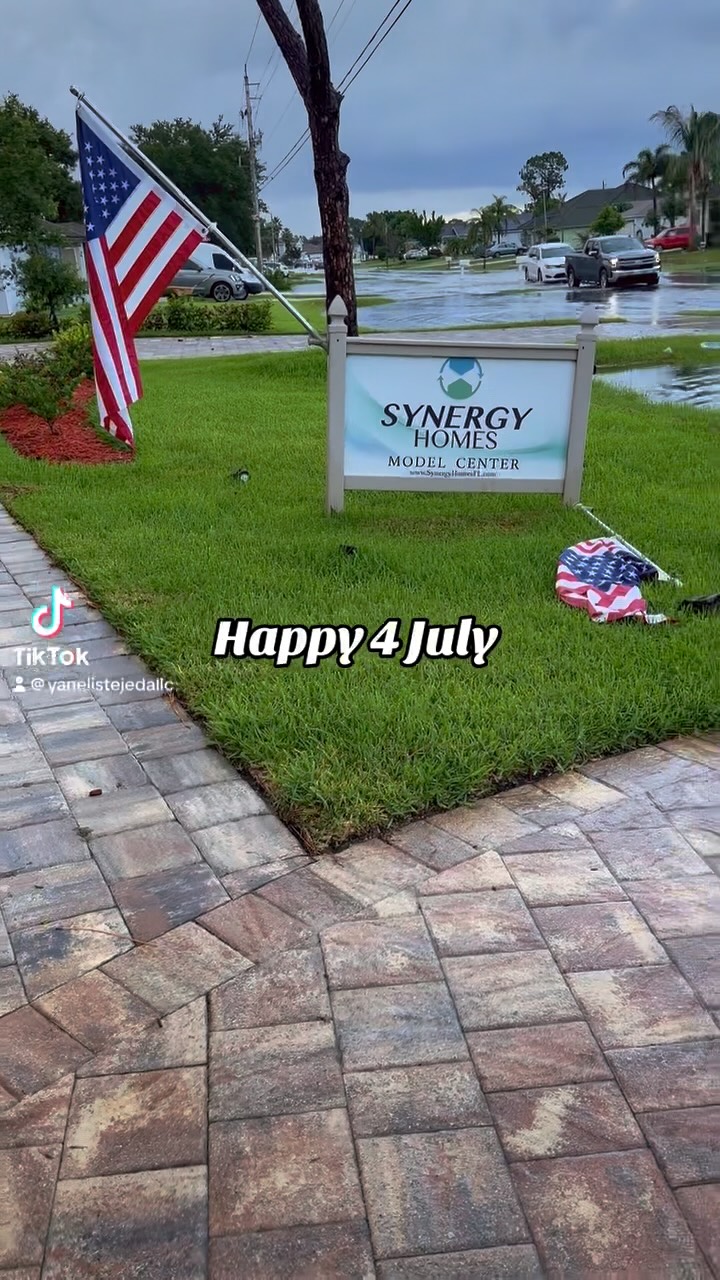 Respect the Flag, not any fault to the builder. There was horrible weather and flooding. #4thofjuly #250thanniversary #jensenbeach #usa
