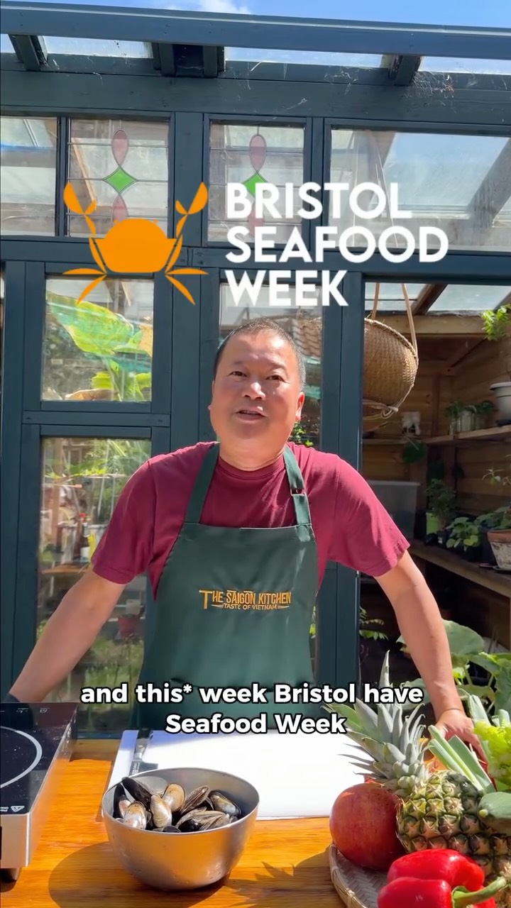 BRISTOL SEAFOOD WEEK STARTS TOMORROW! 🦐 We will be serving:
Steamed Devon mussels in beer with lemongrass, ginger and celery 🍺🌱
Stir fried Cuttlefish with pineapple , garlic, celery and steamed rice 🦑
Fresh oyster served with wasabi sauce and lime 🦪
