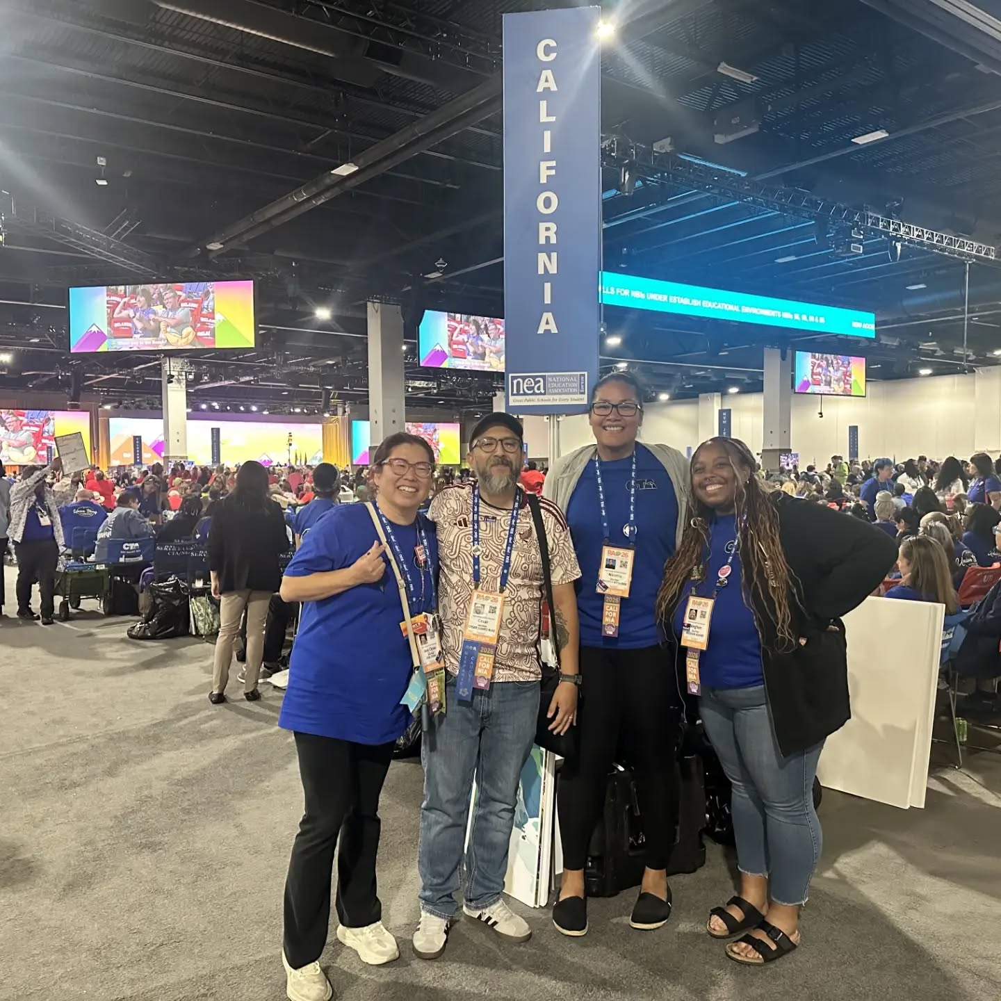 BIPOC ESTA representation at NEA Representative Assembly in Denver
@neatoday
#neara
