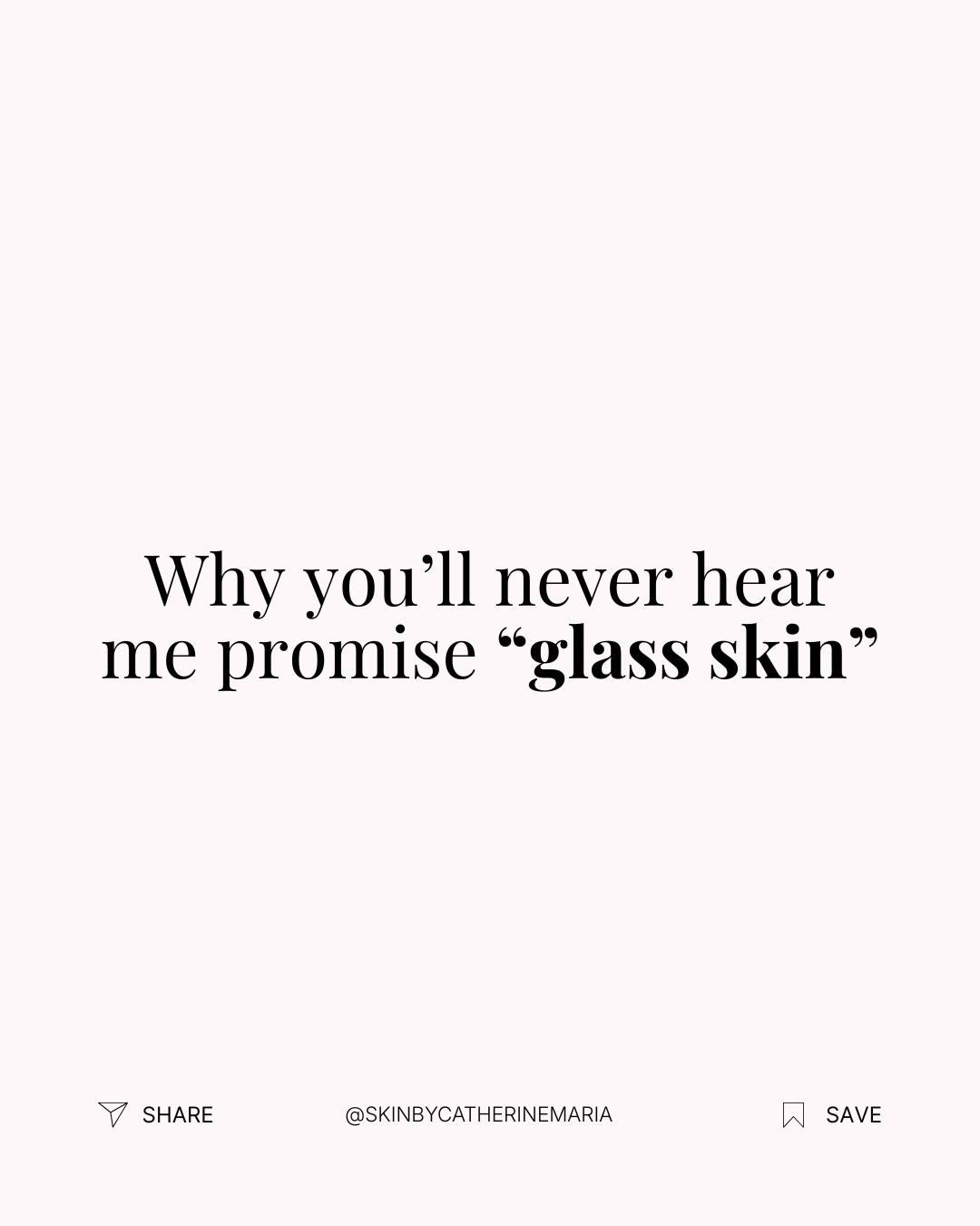 Every person’s skin is unique, regardless of where they live.
Genetics, hormones, medical conditions, lifestyle and environment all play a role.
Healthy skin is skin that functions well - for your body, your lifestyle and your environment.
If you want to understand your skin, send me a message 📩