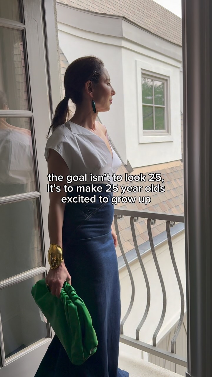 The goal isn’t to look 25.
The goal is to make 25-year-olds excited to grow up.
To show them that great style gets better with age. That confidence is the best accessory. That knowing who you are is more beautiful than chasing trends.
Fashion isn’t about dressing younger… it’s about dressing like the most elevated version of yourself.
And that only gets better with time.
#style #fashionista #colorful #age
