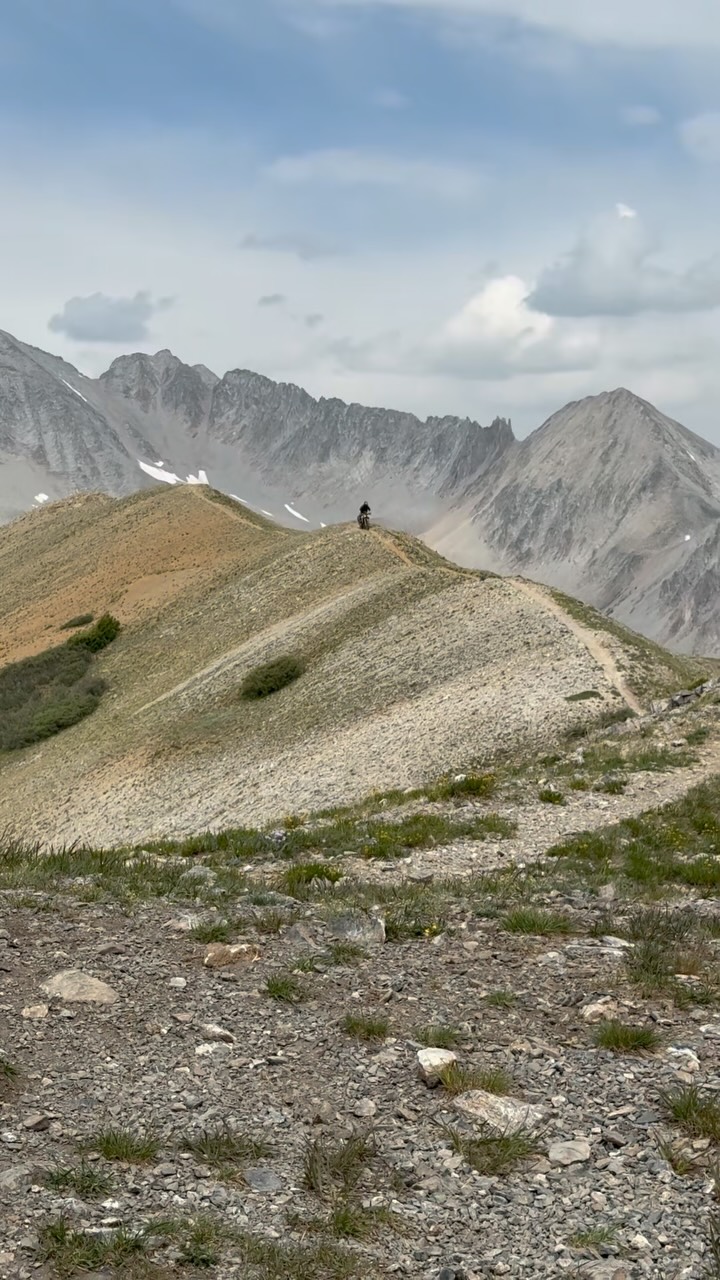 Straddling the tallest peaks in America