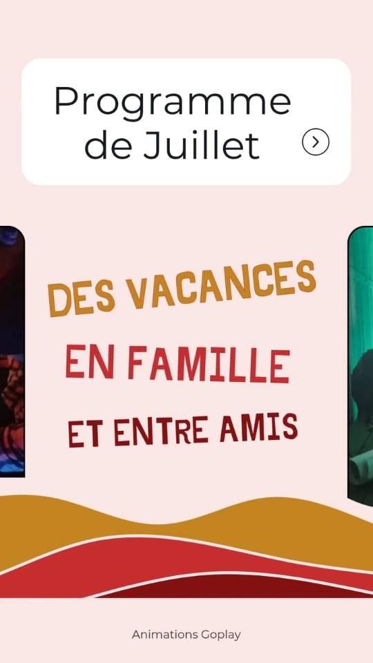 Des animations ludiques et originales t'attendent cet été...
🗝️ Enigmes à résoudre. Indices à décrypter.
Une heure pour s'évader — en vrai, sans quitter la Normandie.
📍 Luc-sur-Mer — Opération Channel Tanker (8 & 9 juillet)
📍 Pont-l'Évêque — Escape & Patrimoine (15 juillet)
📍 Saint-Aubin-sur-Mer — Gangsters des années 20 (21 & 22 juillet)
En famille, entre amis, entre collègues : chaque escape game est pensé comme une aventure immersive, pas juste un jeu.
📩 Réserve ta session :
resa.groupe.goplay@gmail.com — les places partent vite
#escapegame #enigme #animationludique #activitéfamille #vacancesenfamille
