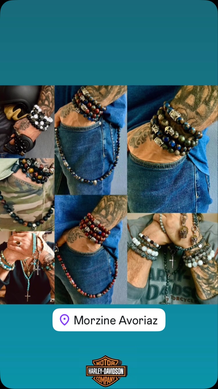 J-3 harley day’s morzine #biker #harleydavidson #bikerjewelry #event #morzine 🧡🖤🧡🖤🧡🖤